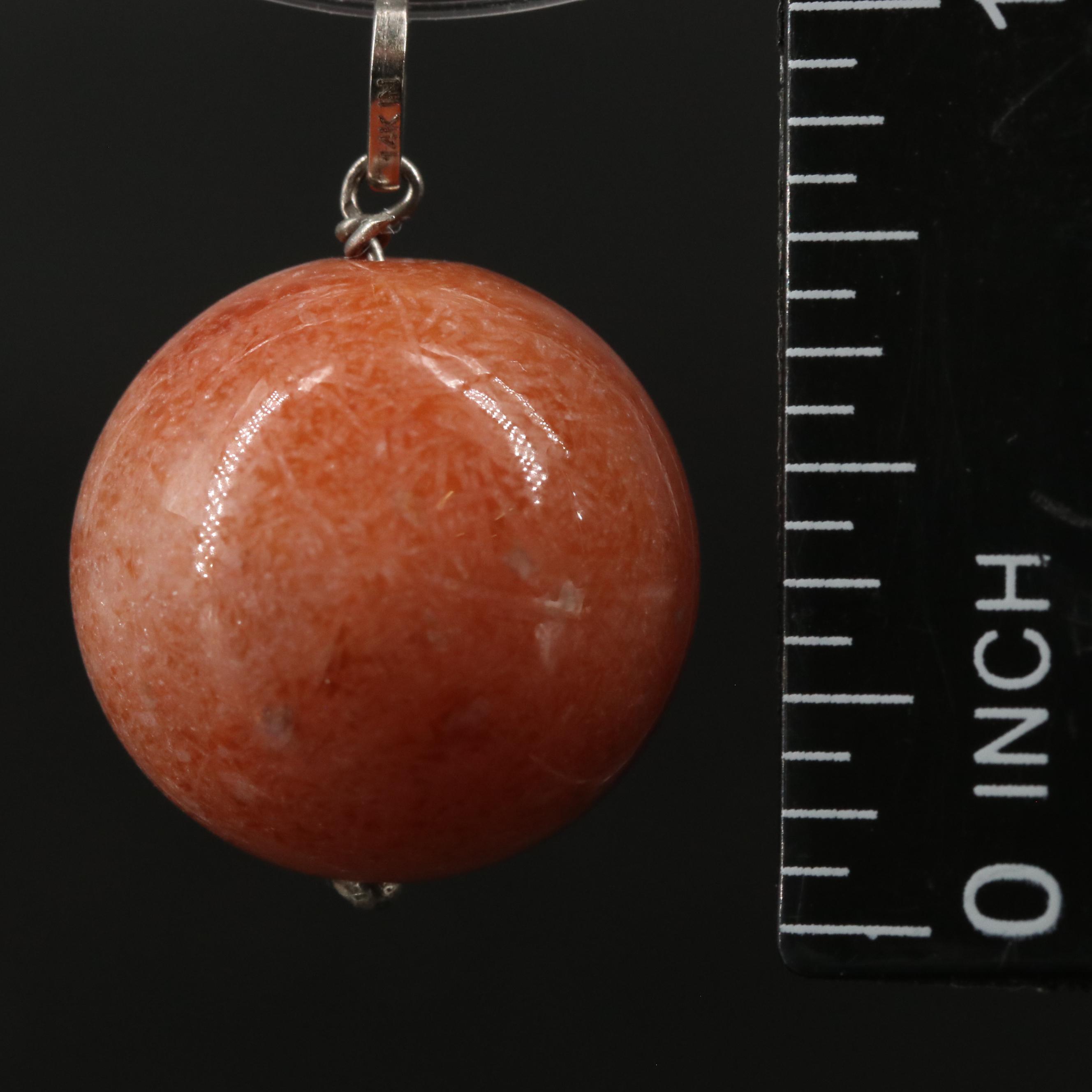 14K Jasper Pendant