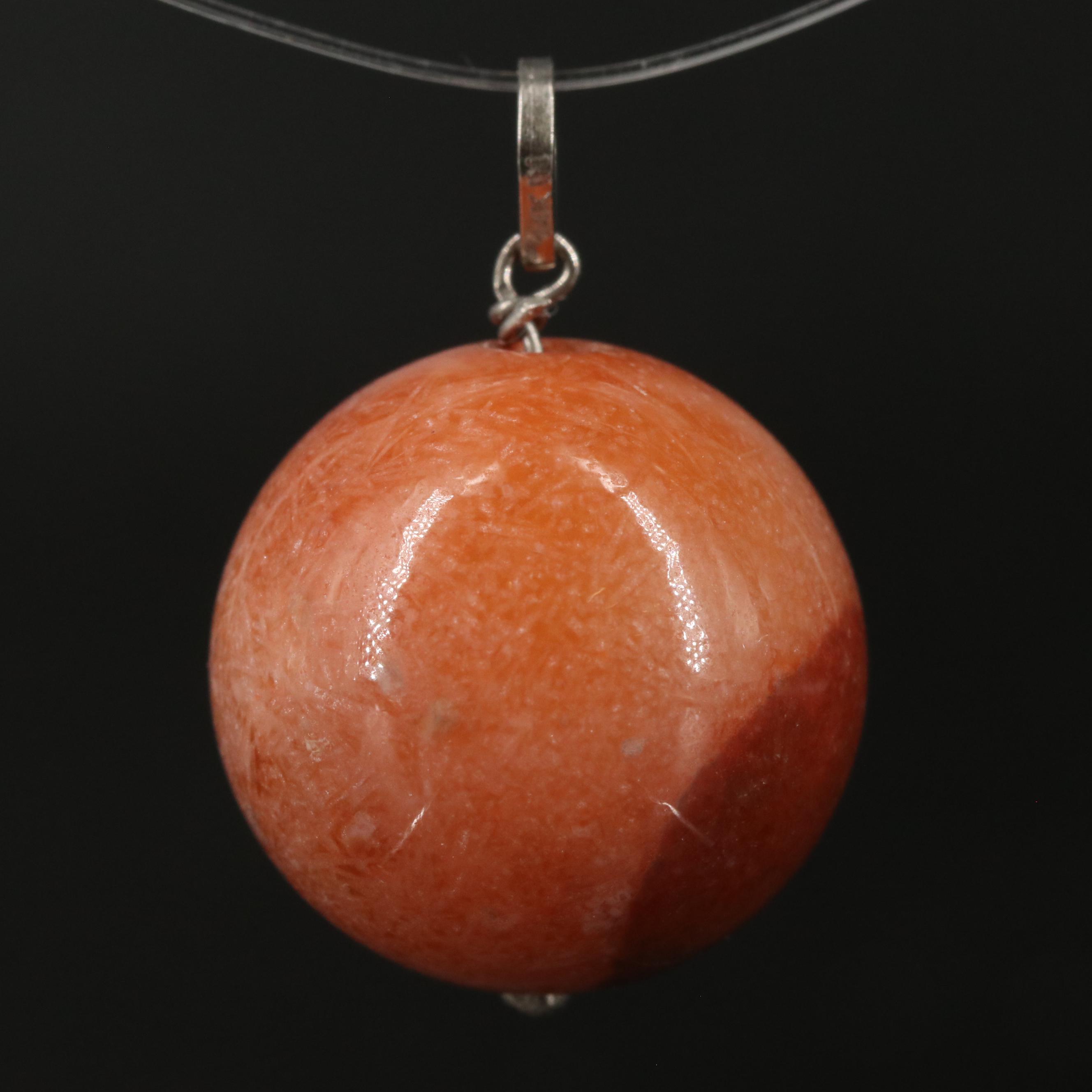 14K Jasper Pendant