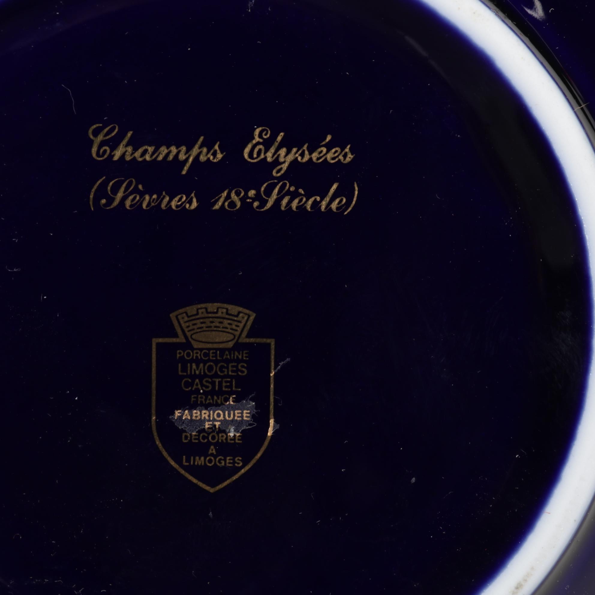 Schumann Compote with Limoges and Other European Porcelain Tableware and Boxes