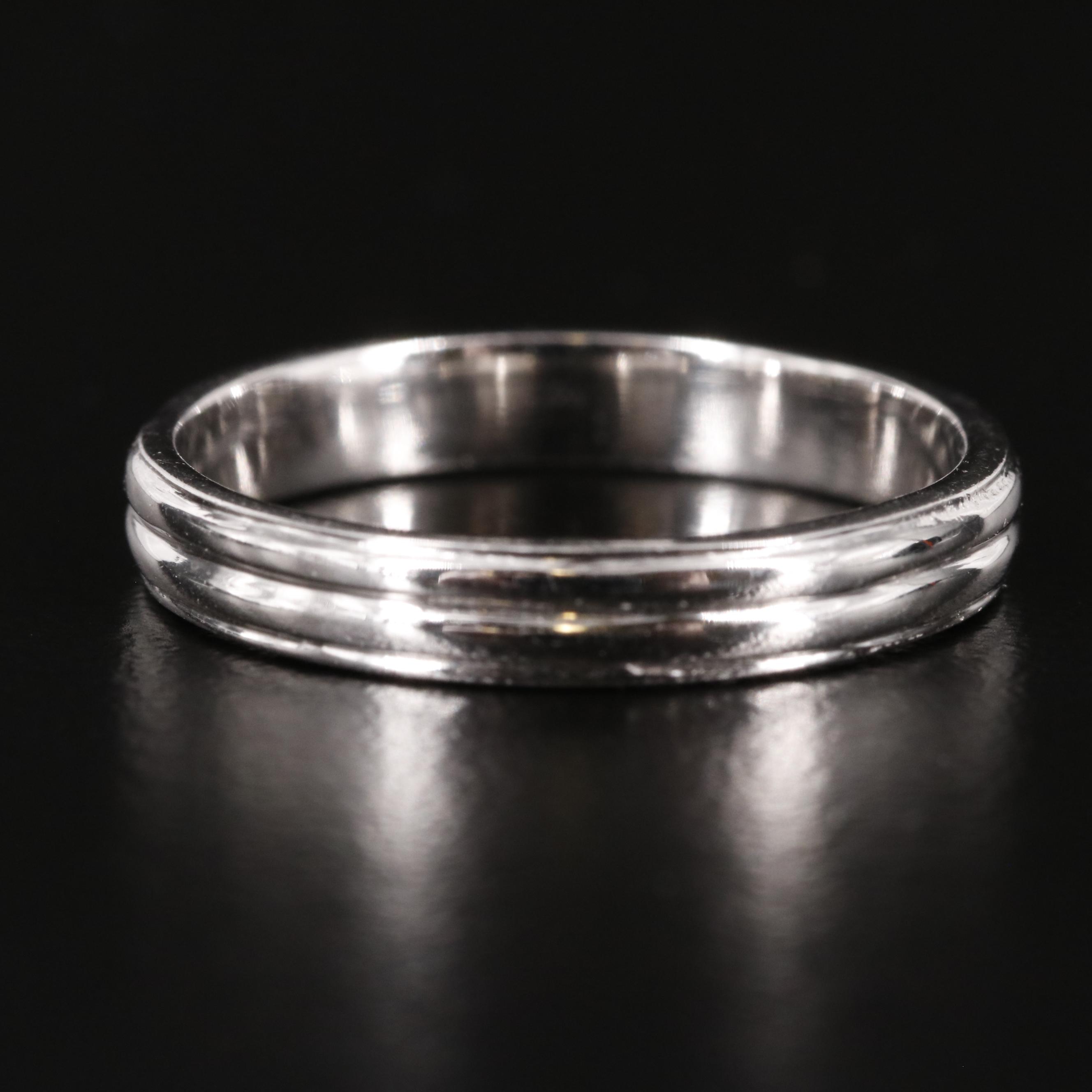 Sterling Ribbed Band