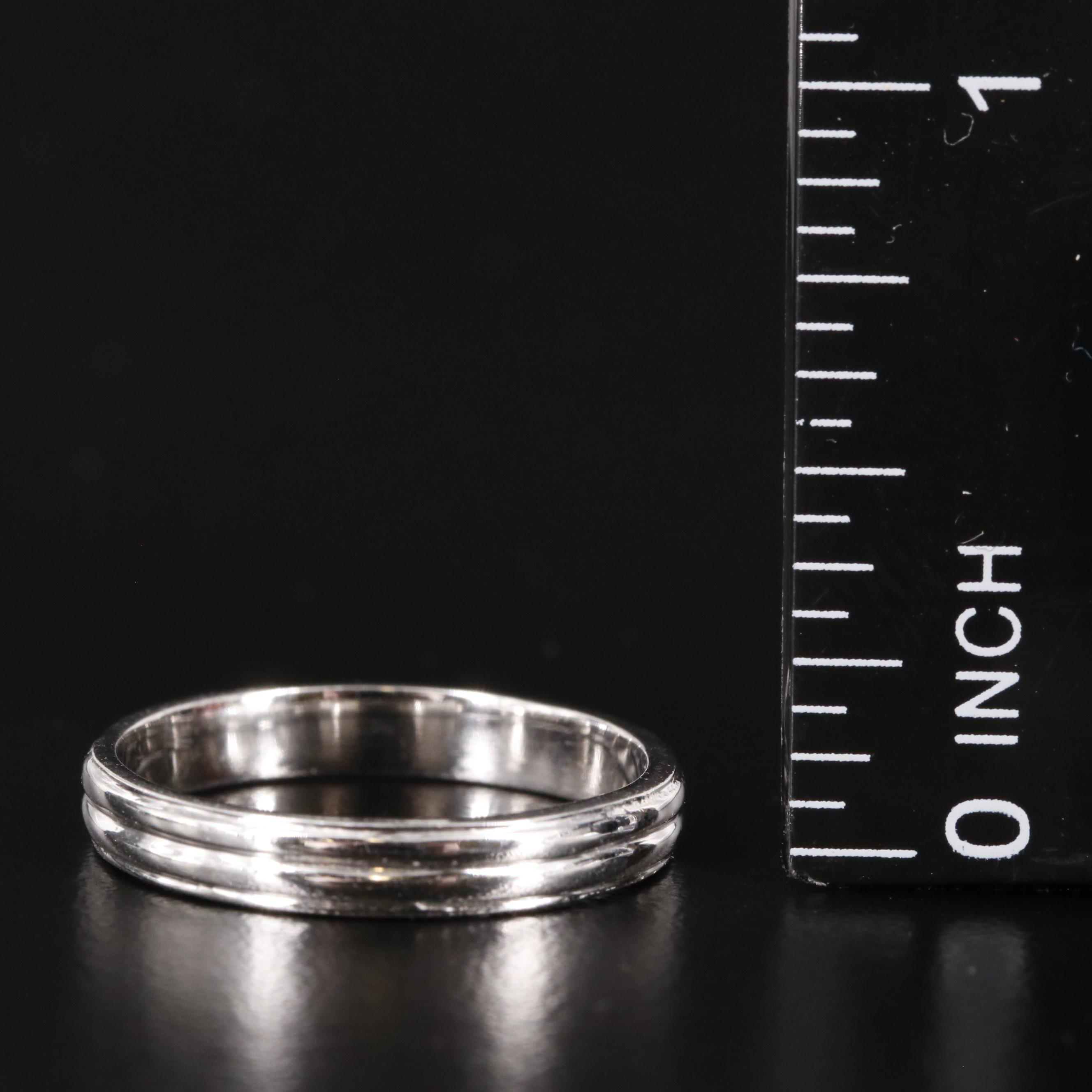 Sterling Ribbed Band