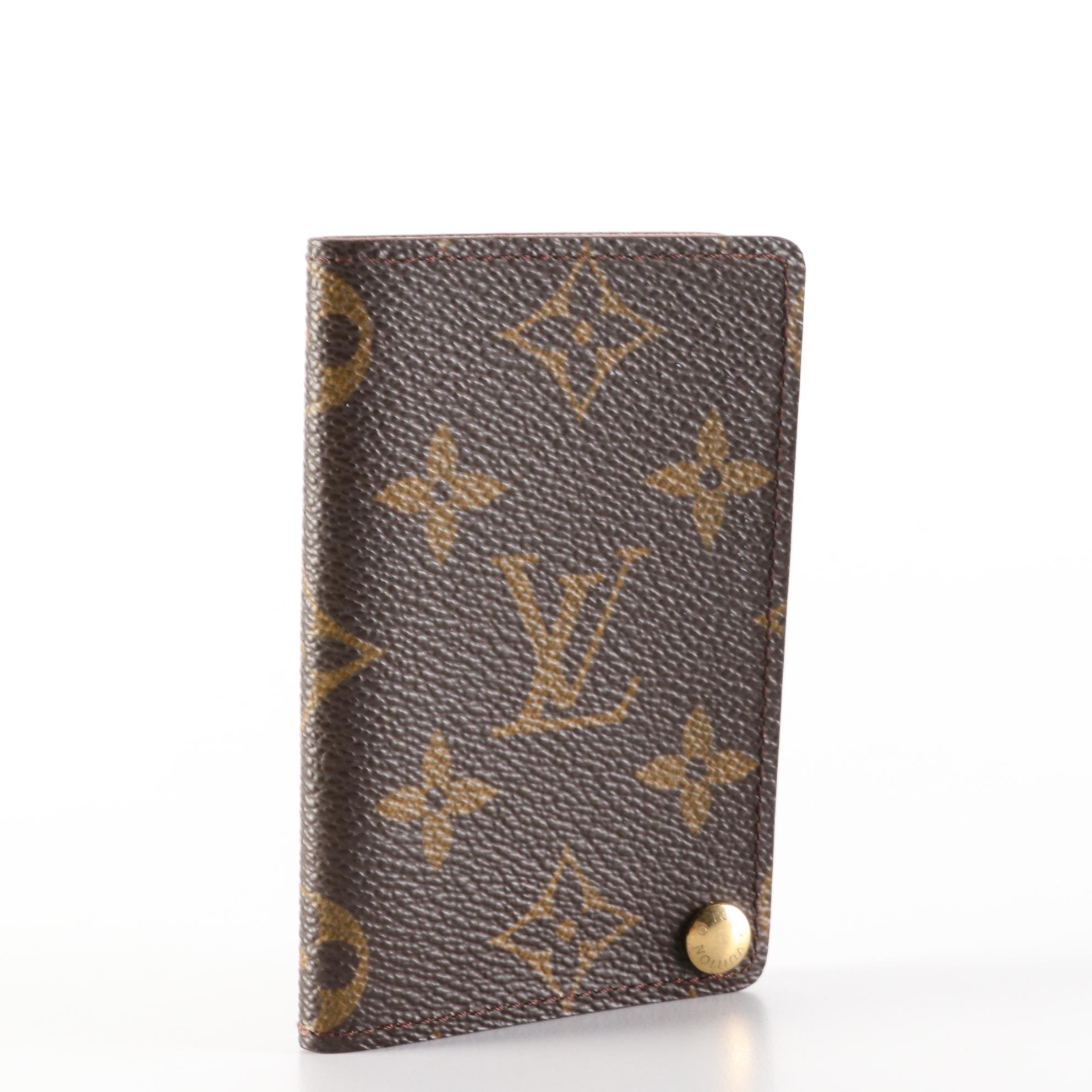 Louis Vuitton  Porte Cartes Credit Pression in Monogram Canvas with Box