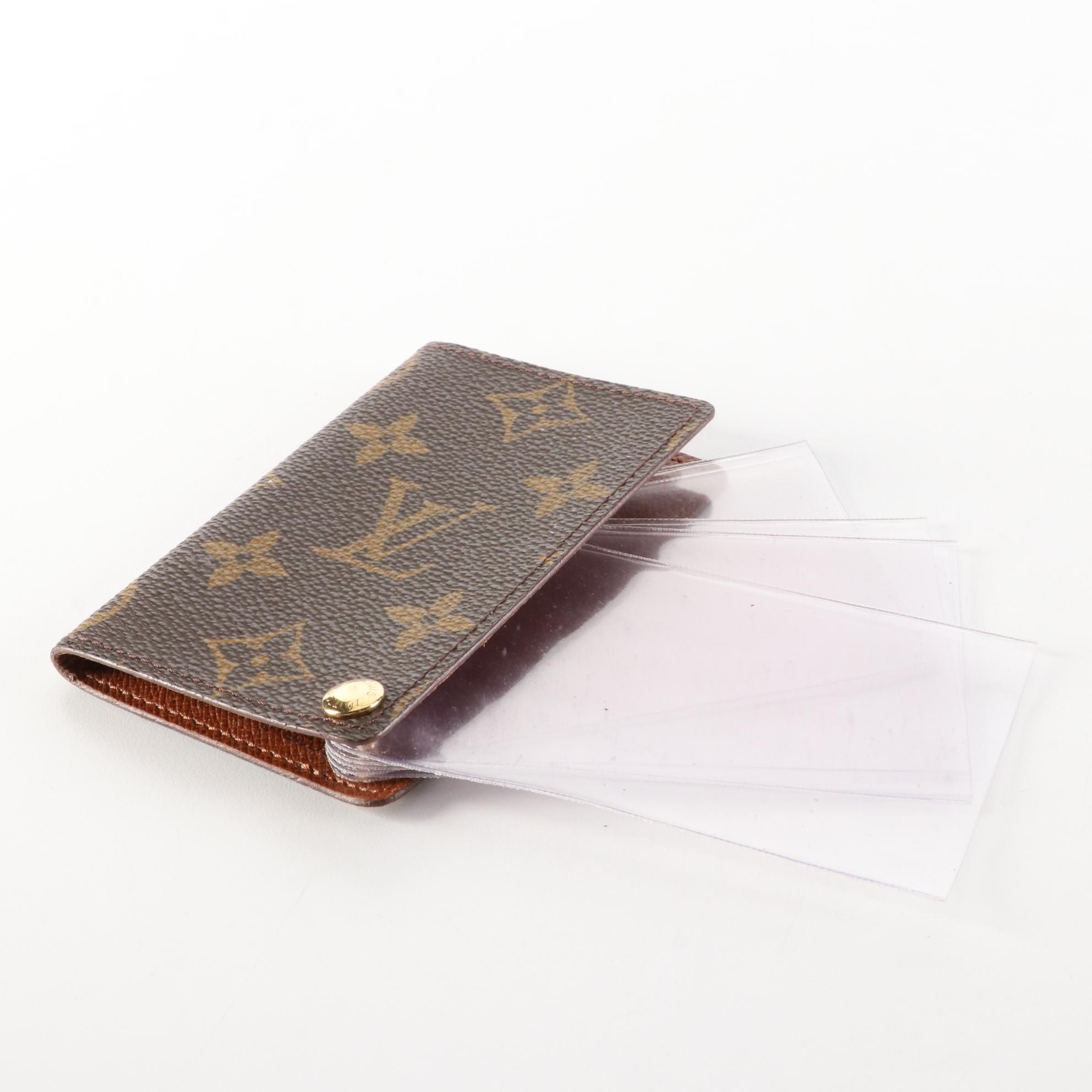 Louis Vuitton  Porte Cartes Credit Pression in Monogram Canvas with Box