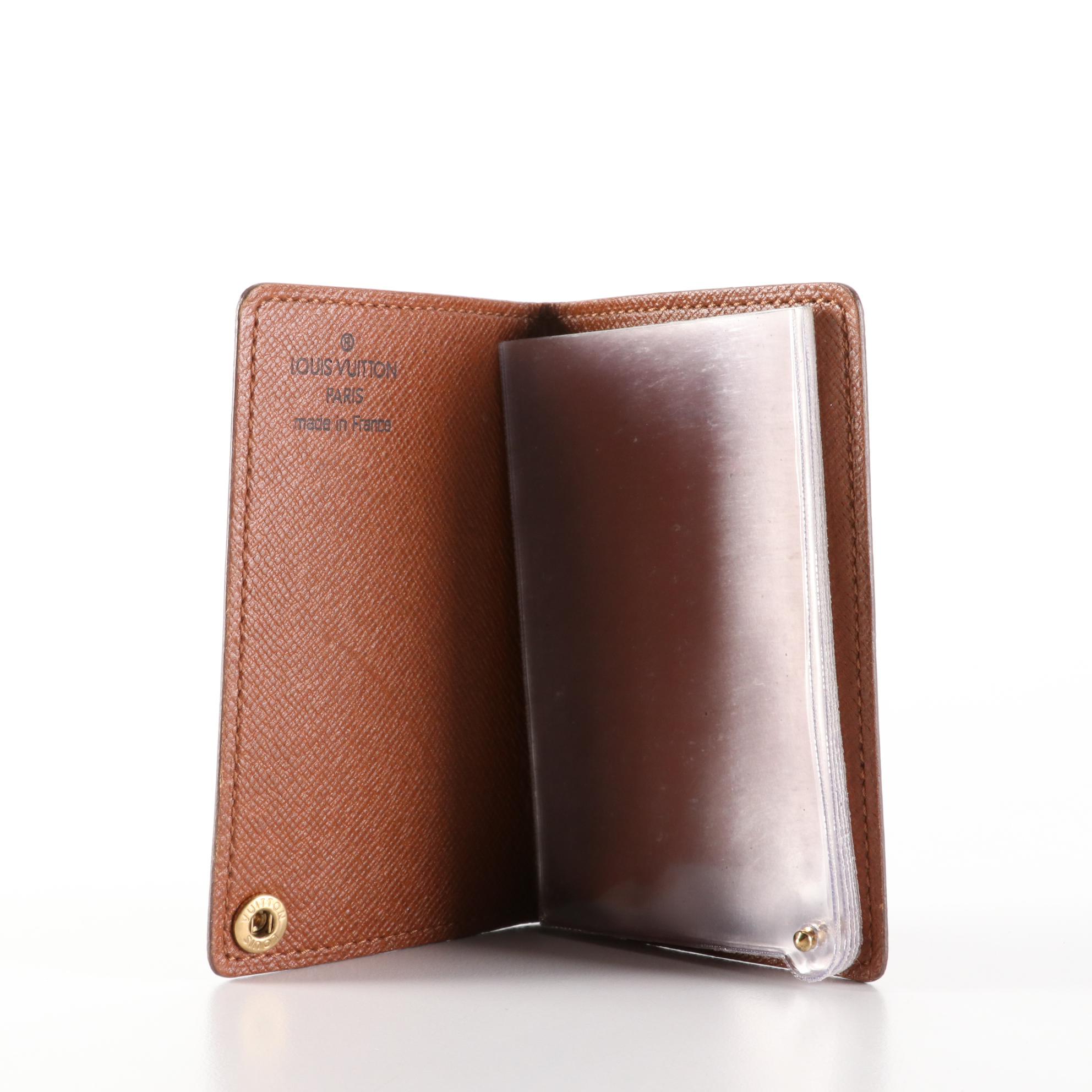 Louis Vuitton  Porte Cartes Credit Pression in Monogram Canvas with Box