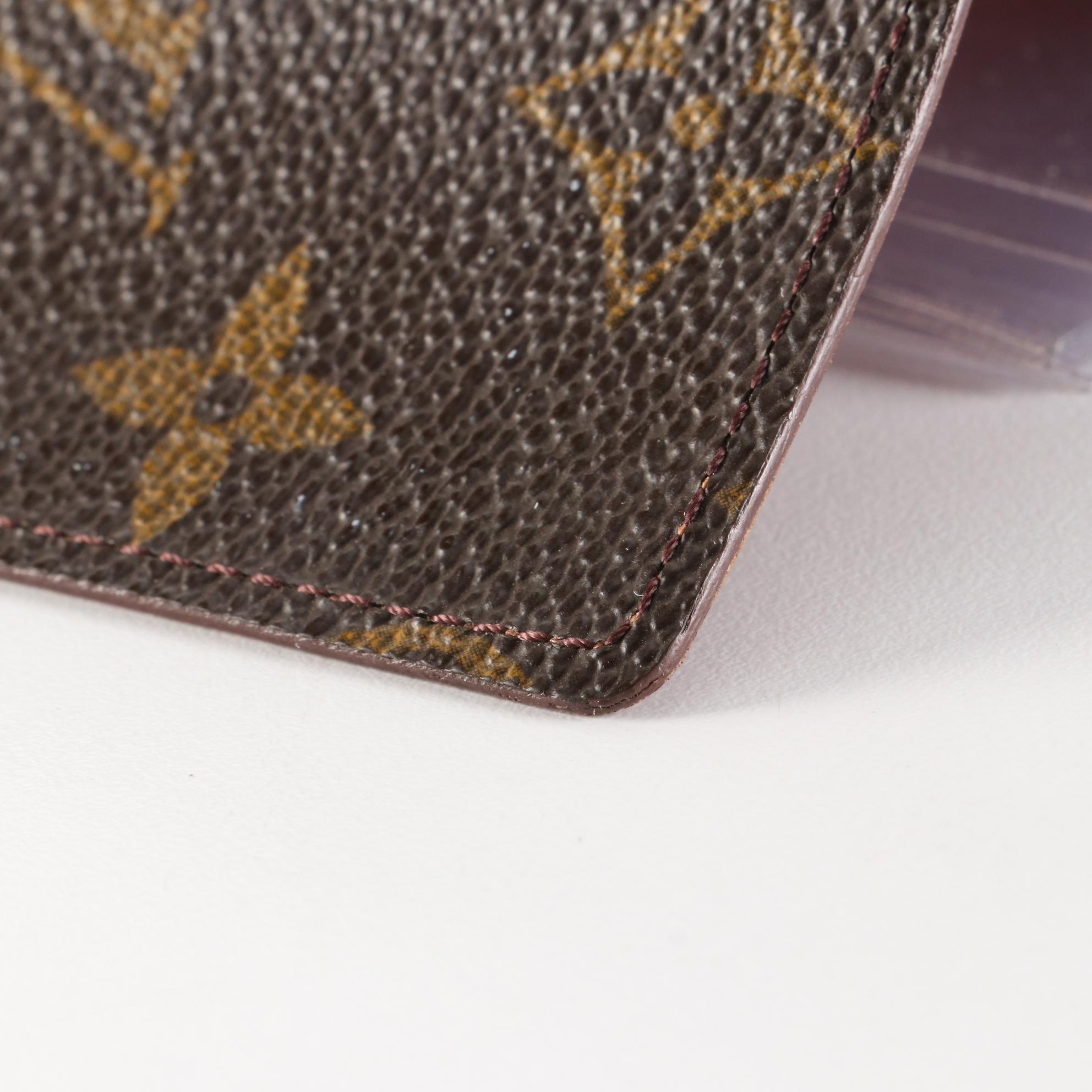 Louis Vuitton  Porte Cartes Credit Pression in Monogram Canvas with Box