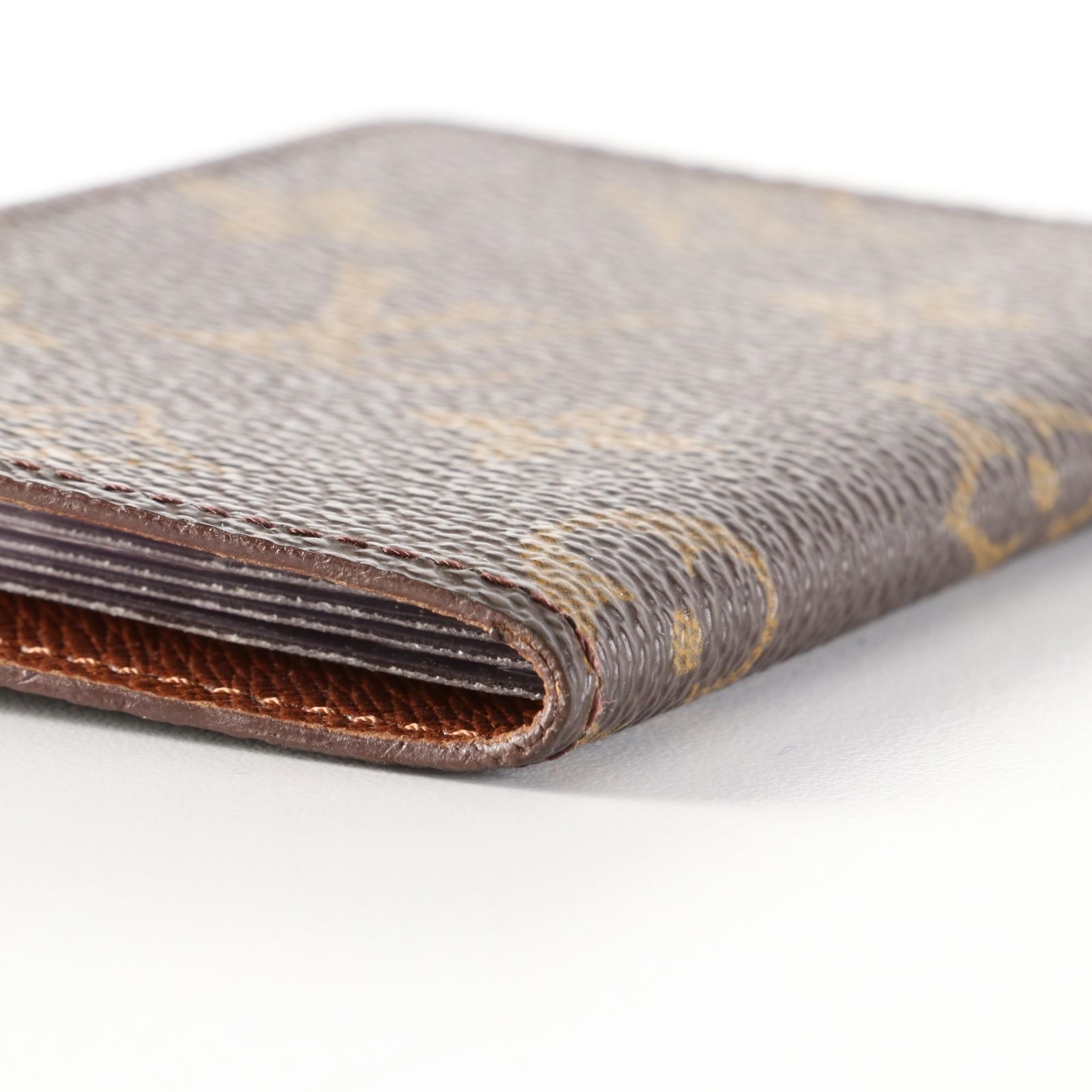 Louis Vuitton  Porte Cartes Credit Pression in Monogram Canvas with Box