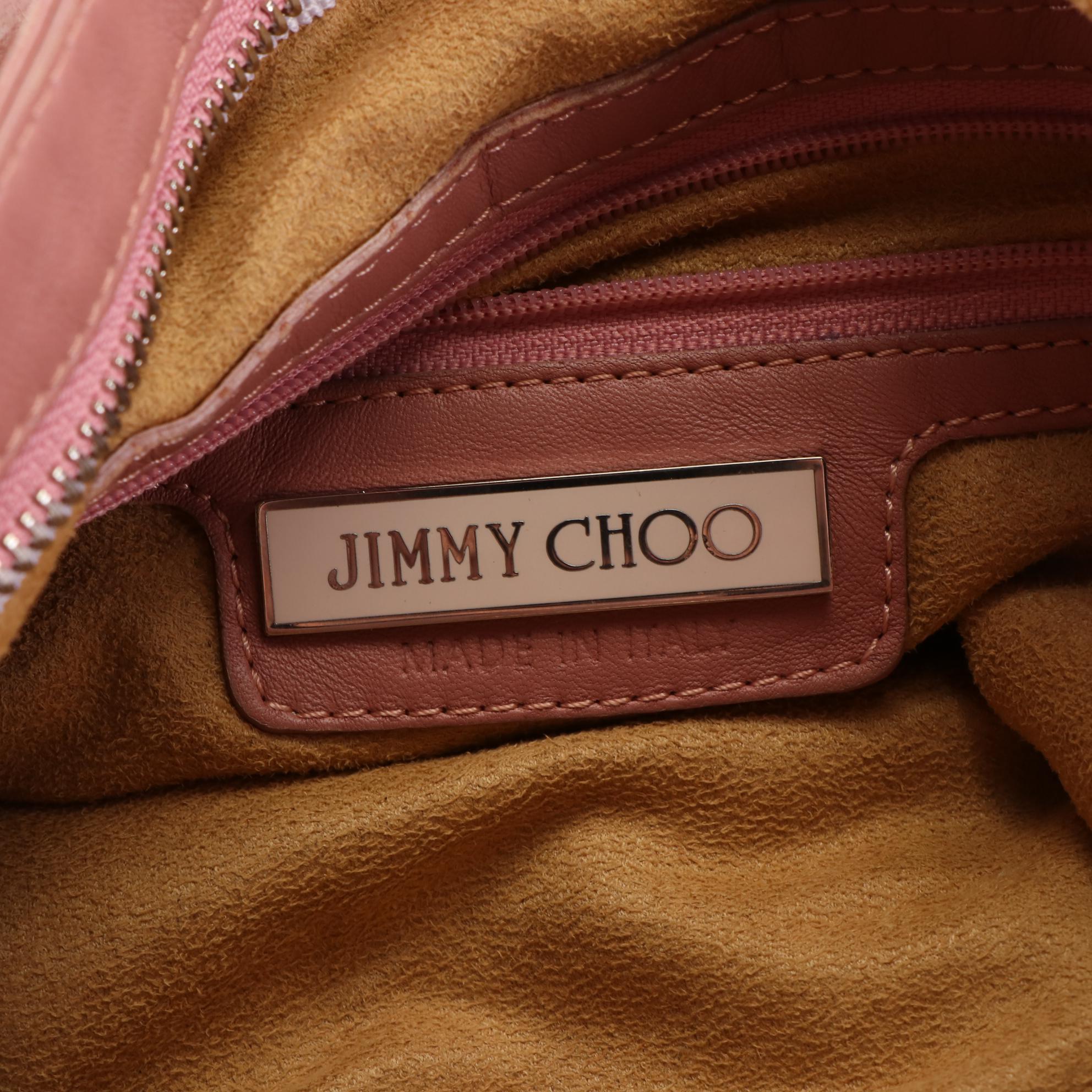 Jimmy Choo Star Studded Leather Hobo Bag