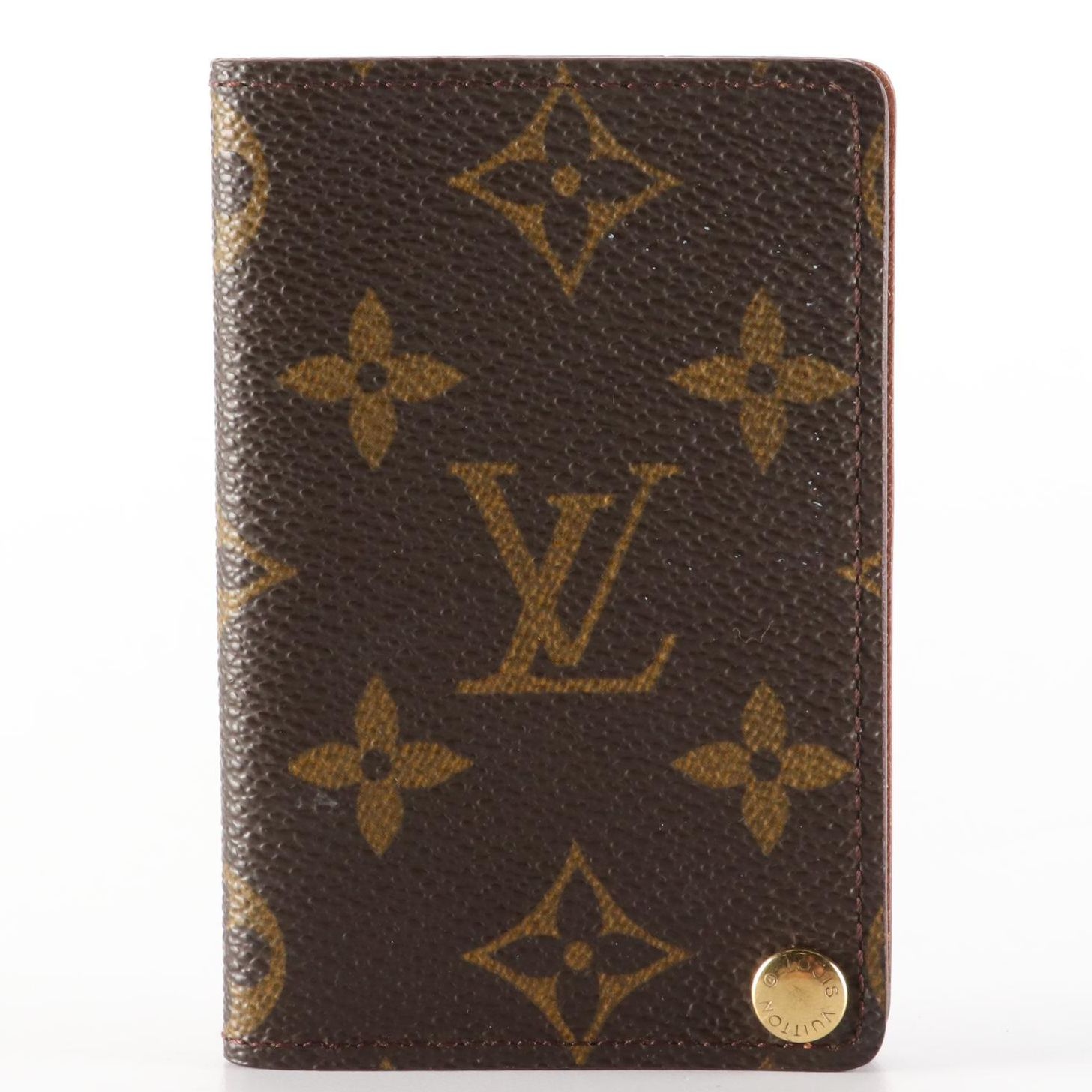 Louis Vuitton  Porte Cartes Credit Pression in Monogram Canvas with Box