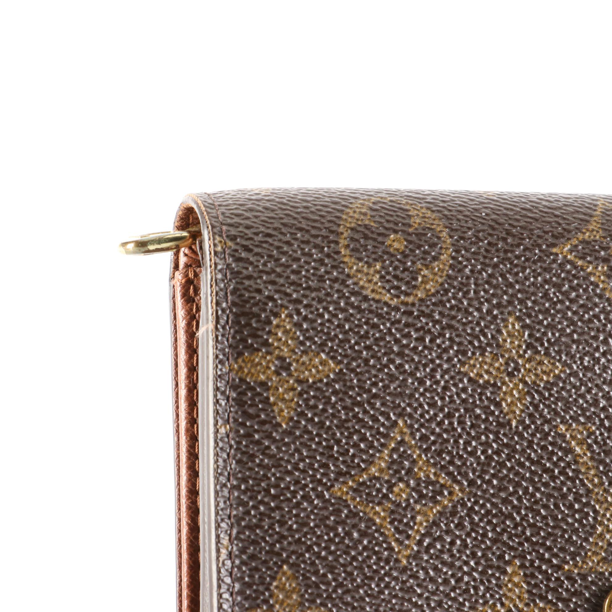 Louis Vuitton Porte-Monnaie Tresor Wallet in Monogram Canvas