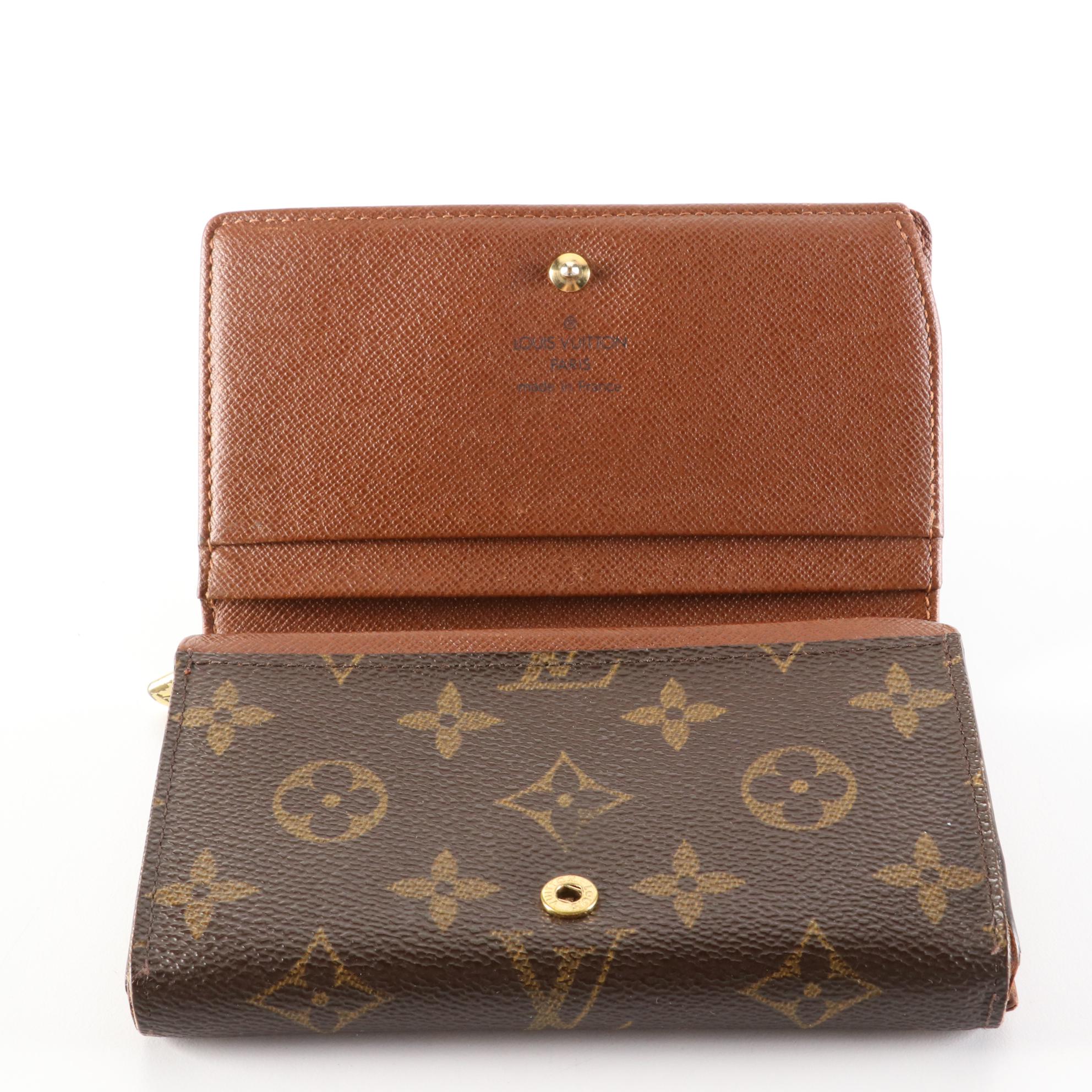 Louis Vuitton Porte-Monnaie Tresor Wallet in Monogram Canvas