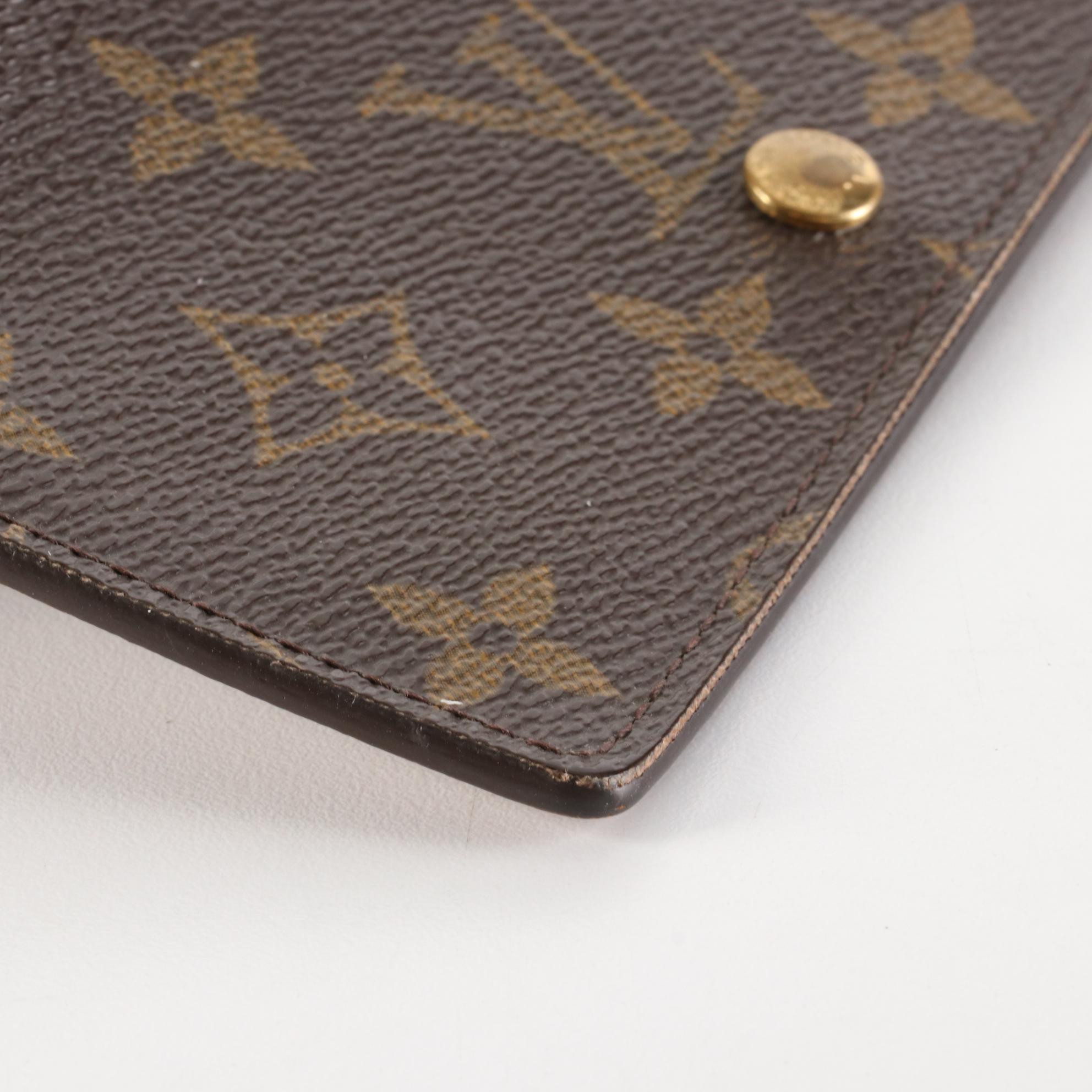Louis Vuitton Porte-Monnaie Tresor Wallet in Monogram Canvas