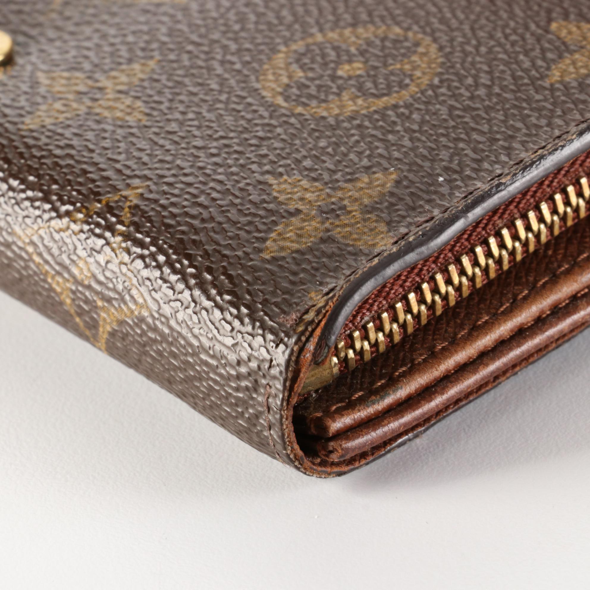Louis Vuitton Porte-Monnaie Tresor Wallet in Monogram Canvas