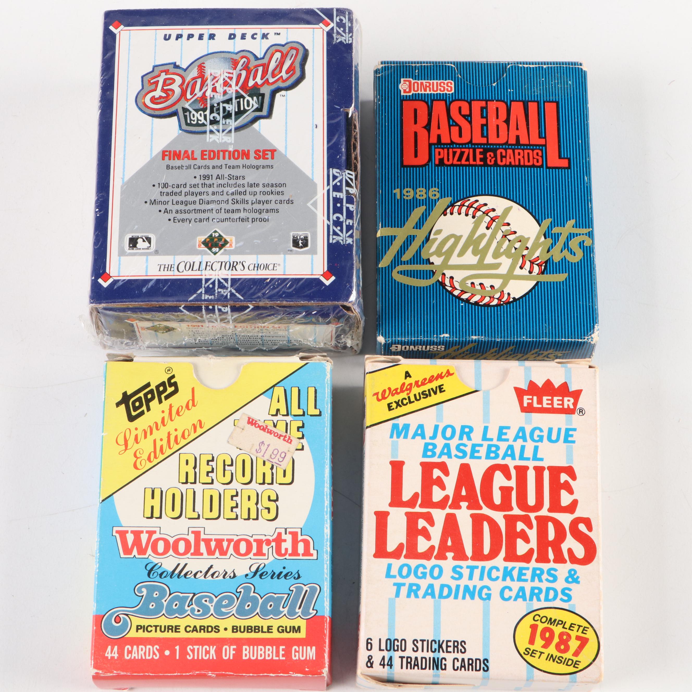 Topps and Other Trading Cards with Hank Aaron and More, 1980s–1990
