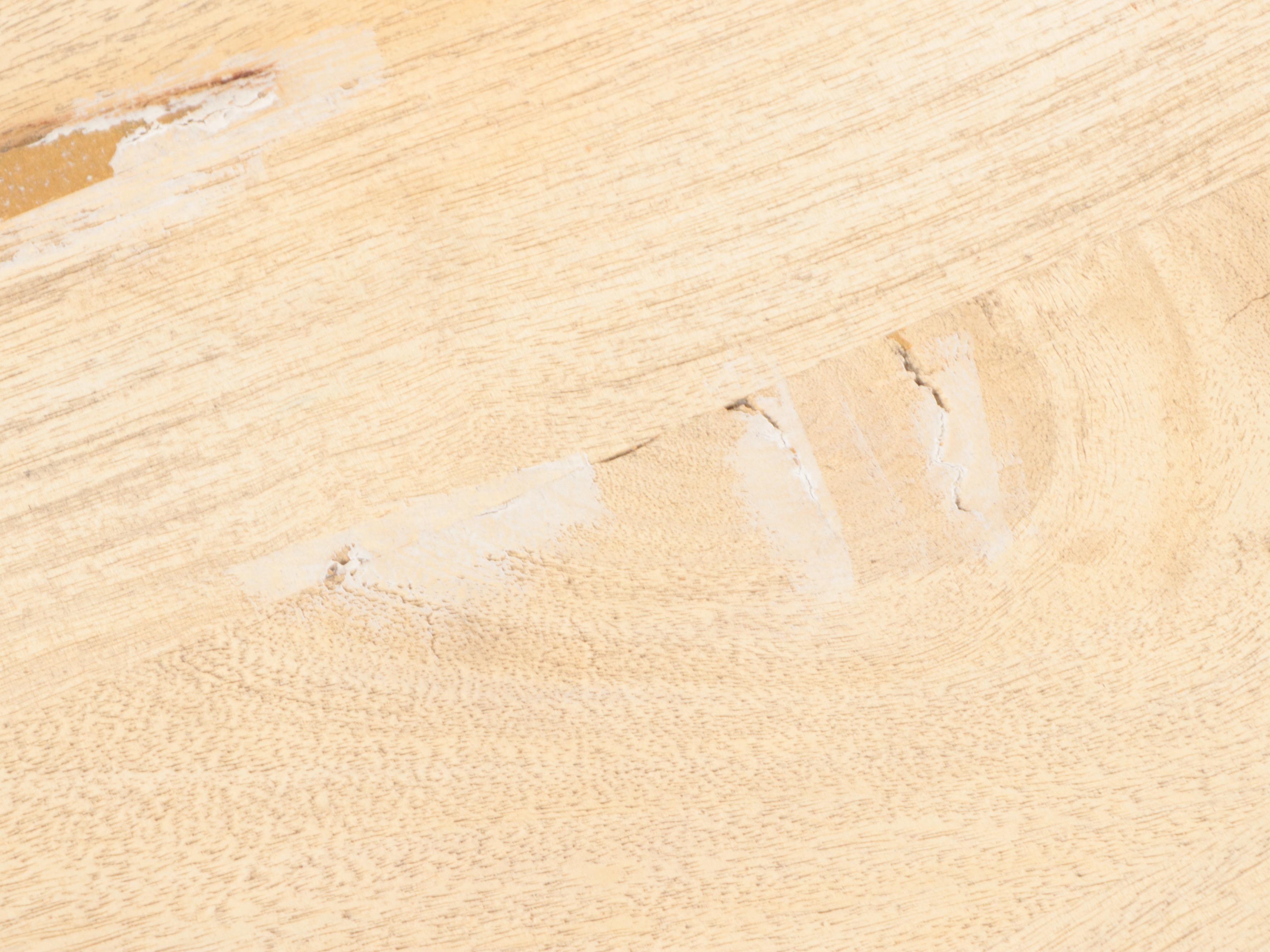 Contemporary Wood, Metal and Jute Rope Coffee Table