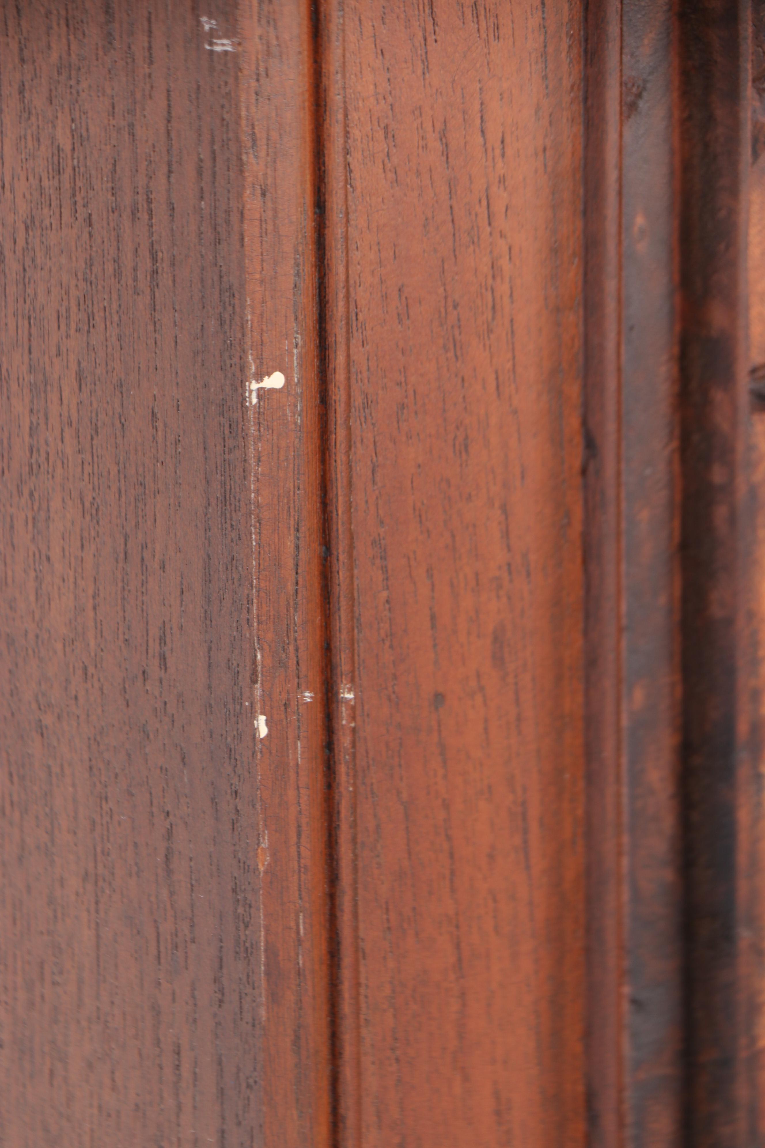 East Asian Carved Hardwood Illuminated China Cabinet