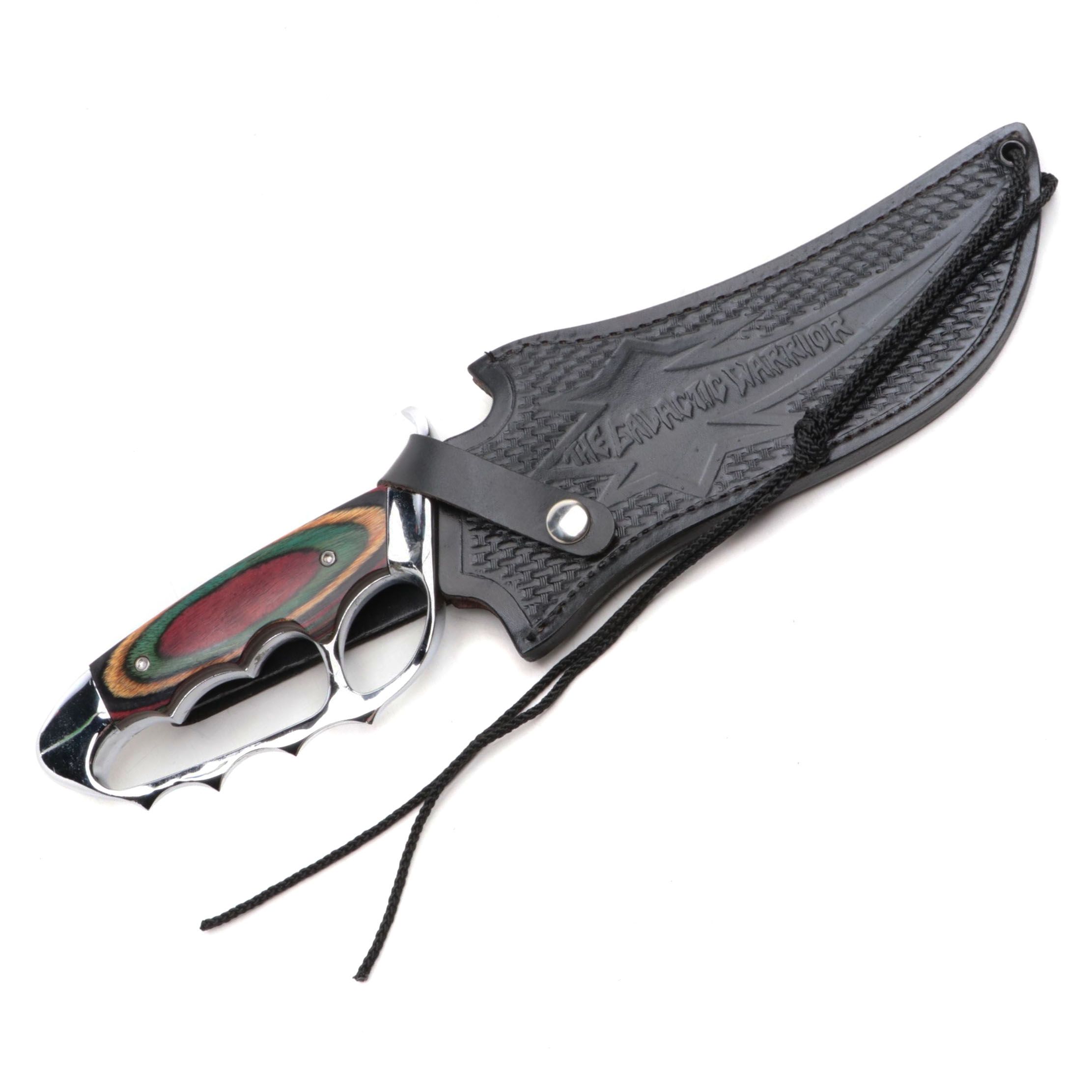 Frost Cutlery Galactic Warrior Stainless Steel Skinner Knife with Scabbard