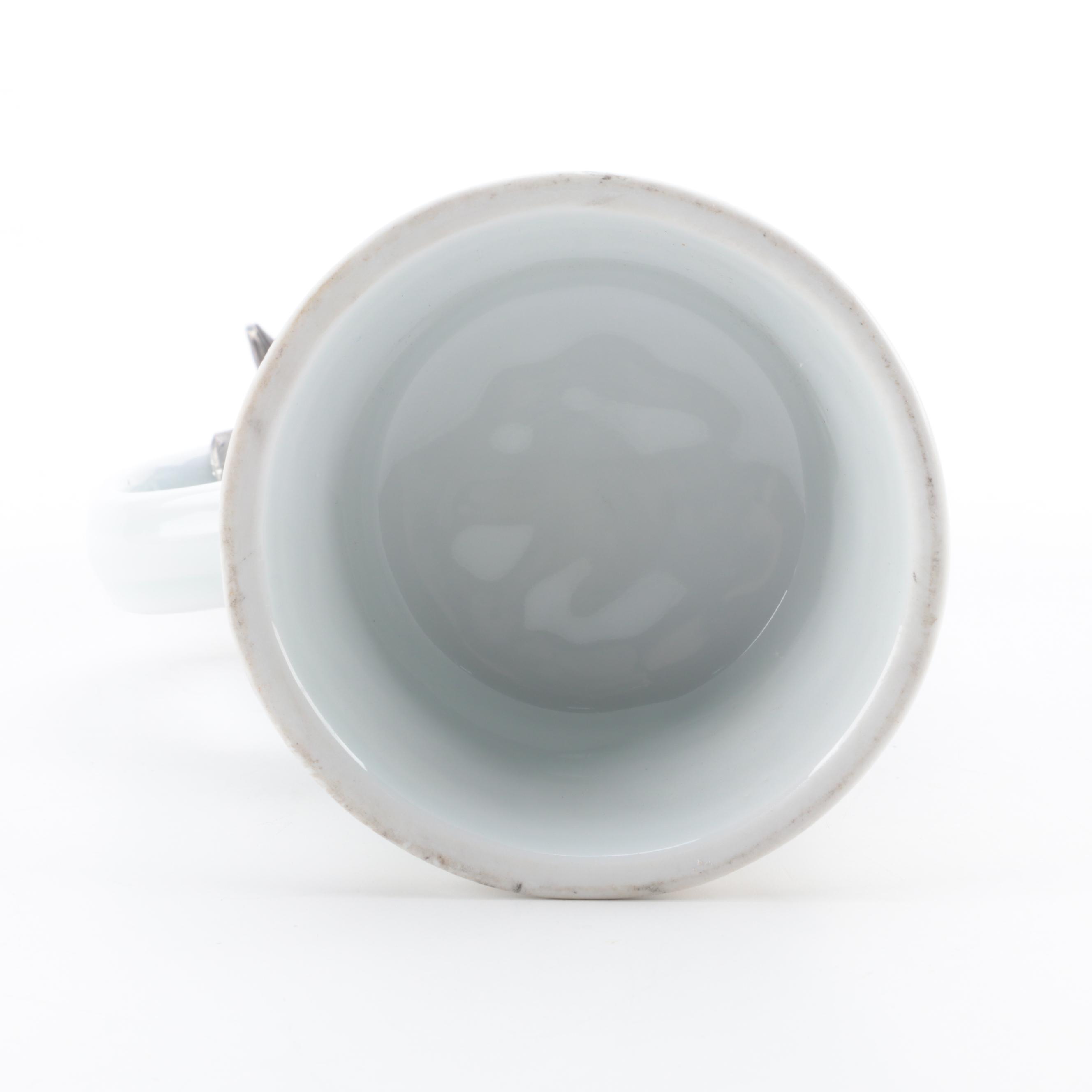 German Navy Porcelain Lithophane Beer Stein