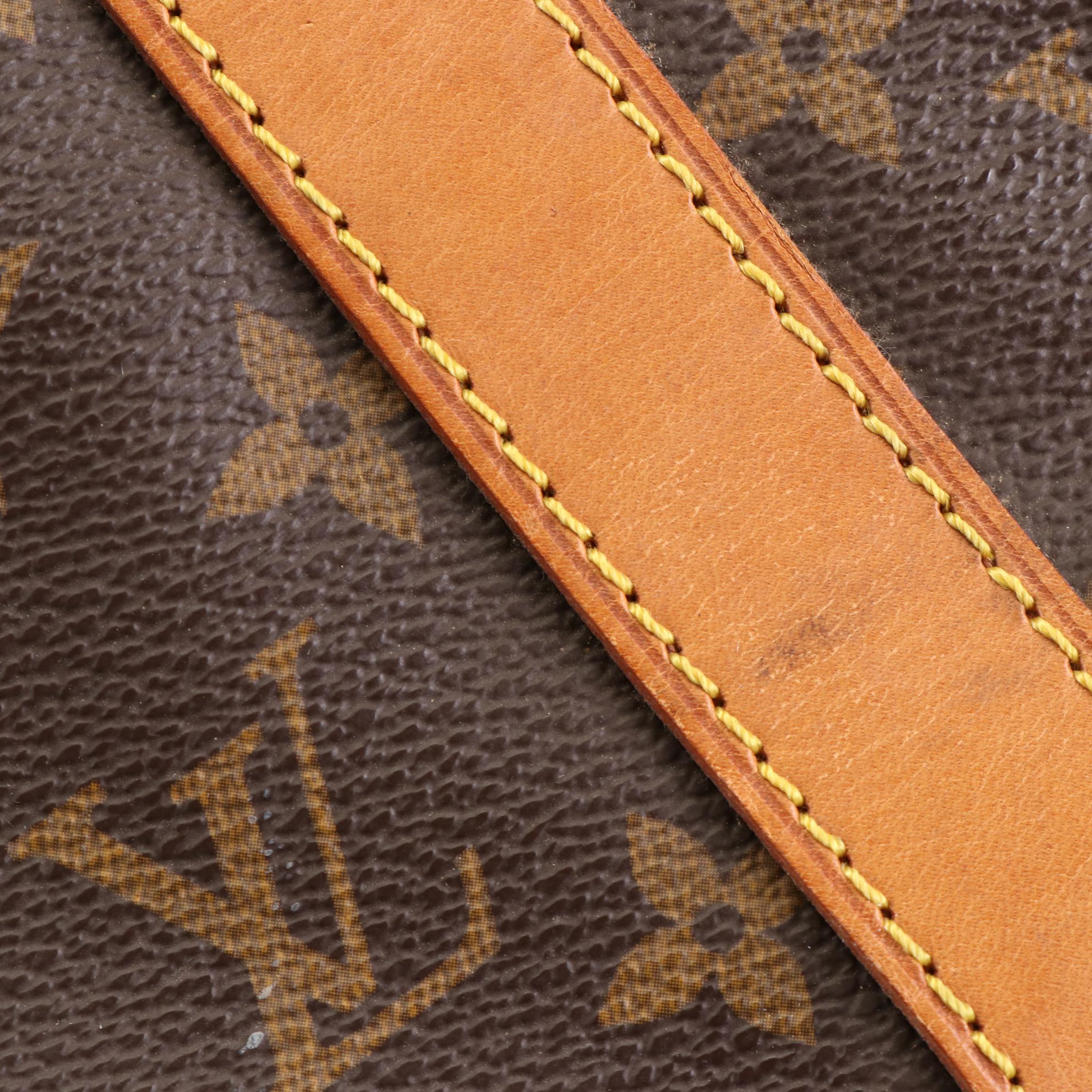 Louis Vuitton Keepall 45 Bandouliére in Monogram Canvas and Vachetta Leather