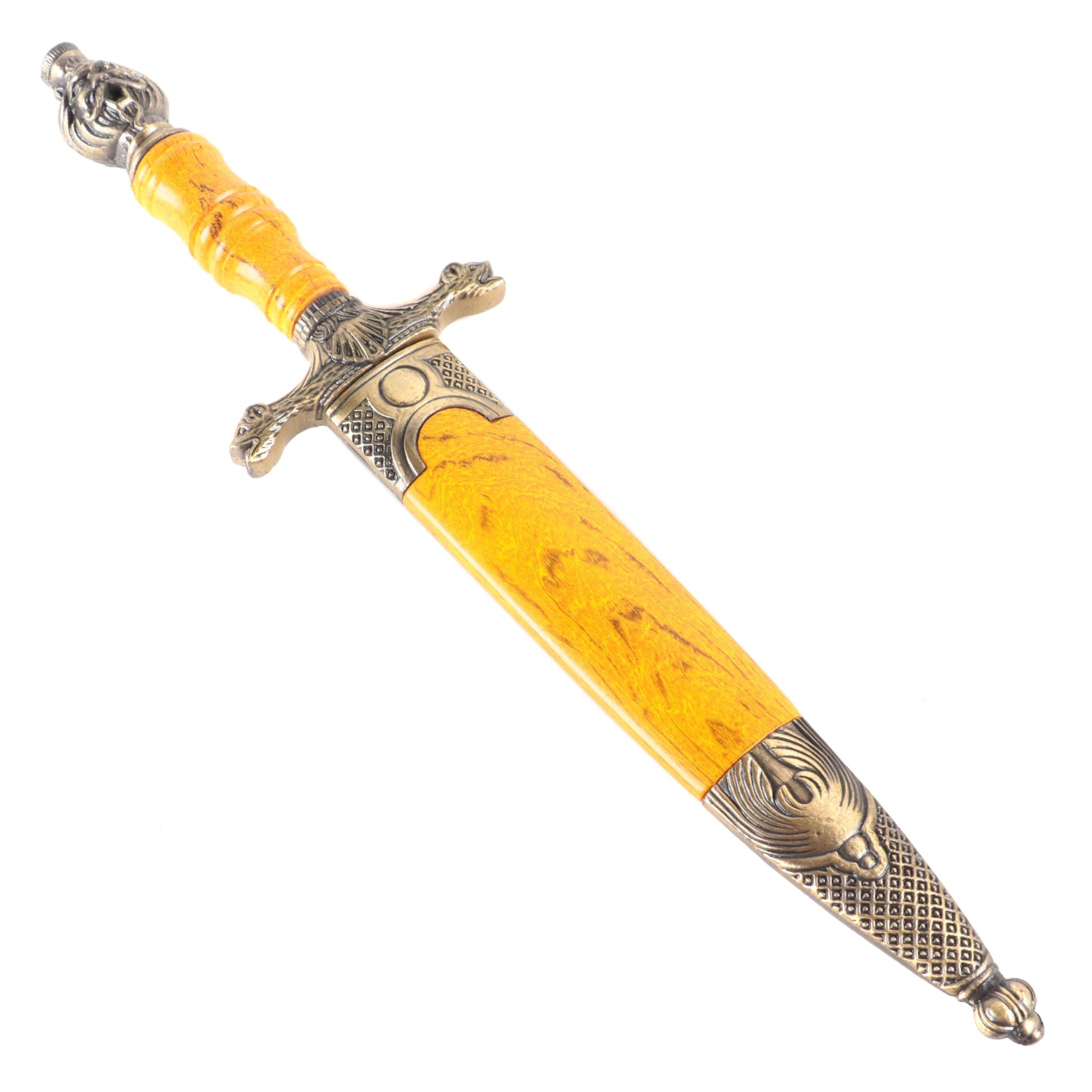Stainless Steel Cheetah Flamberge Dagger
