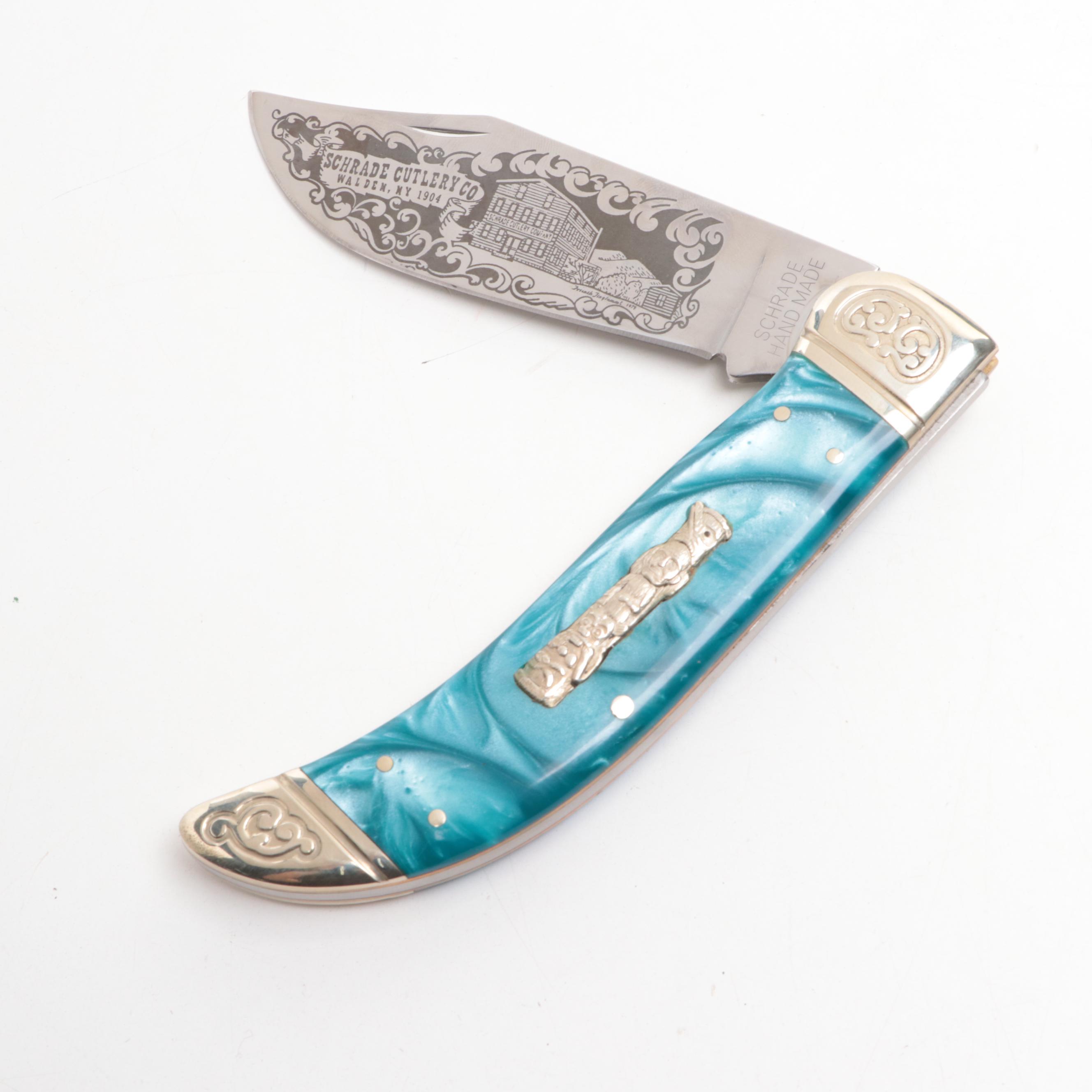 Schrade "Totem Pole", "X-Timer" and Other Stainless Steel Folding Knives