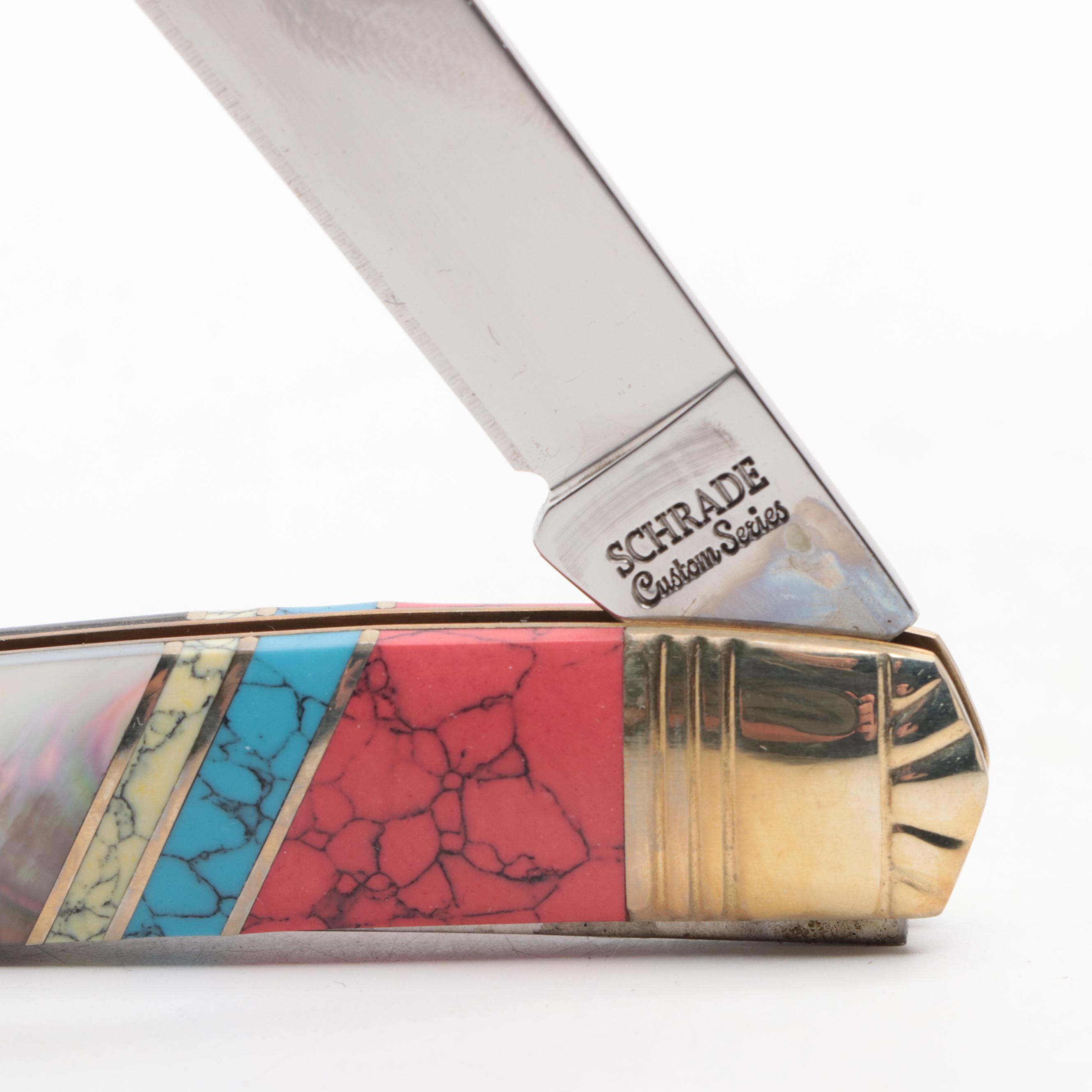 Schrade "Totem Pole", "X-Timer" and Other Stainless Steel Folding Knives