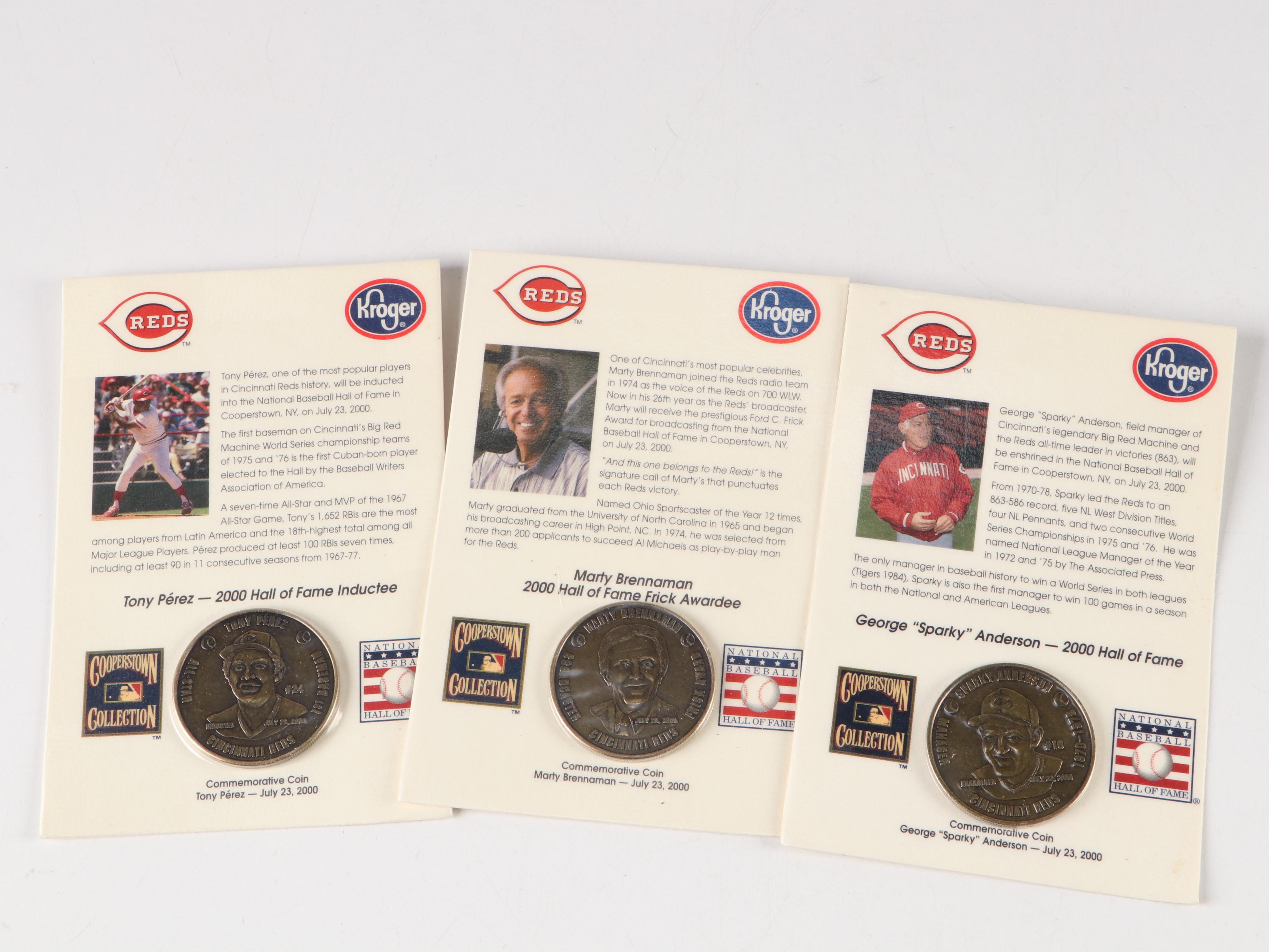 Cincinnati Reds Signed Baseballs and More, Tony Perez, Adam Dunn, Eric Davis