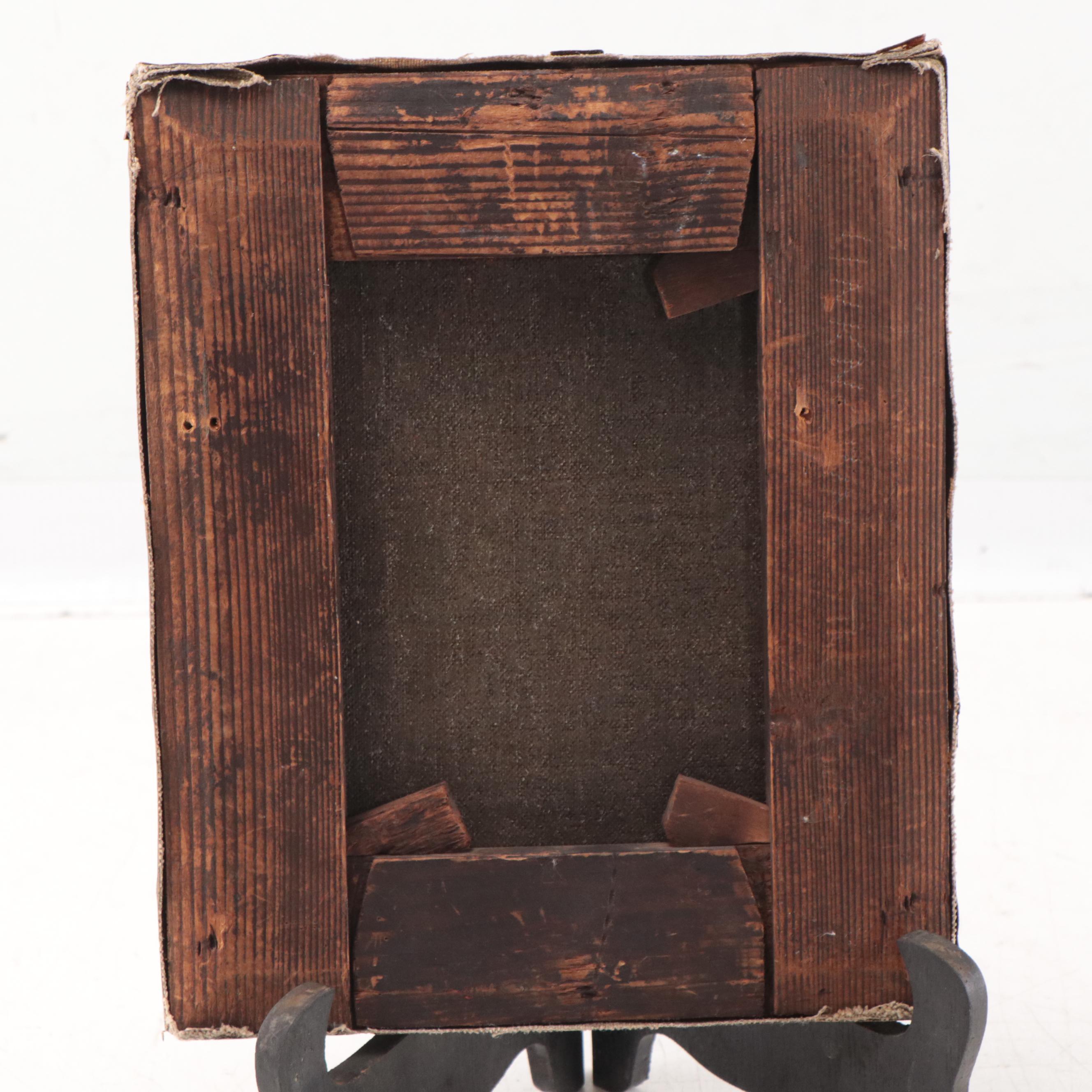 Victorian Oil Painting of Young Woman Readying for Marriage, Mid-19th Century