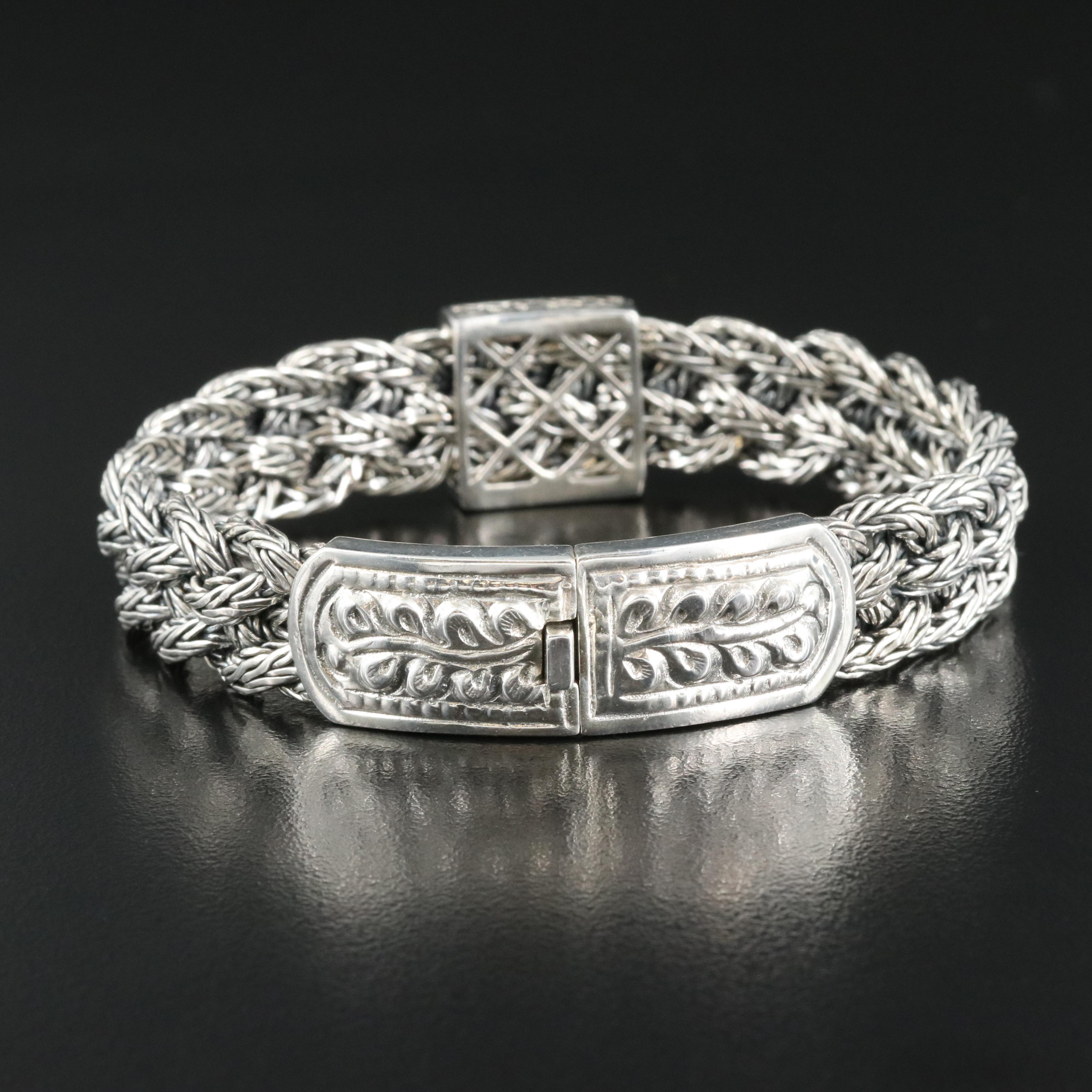 EFFY Sterling Diamond Bracelet with 18K Accents