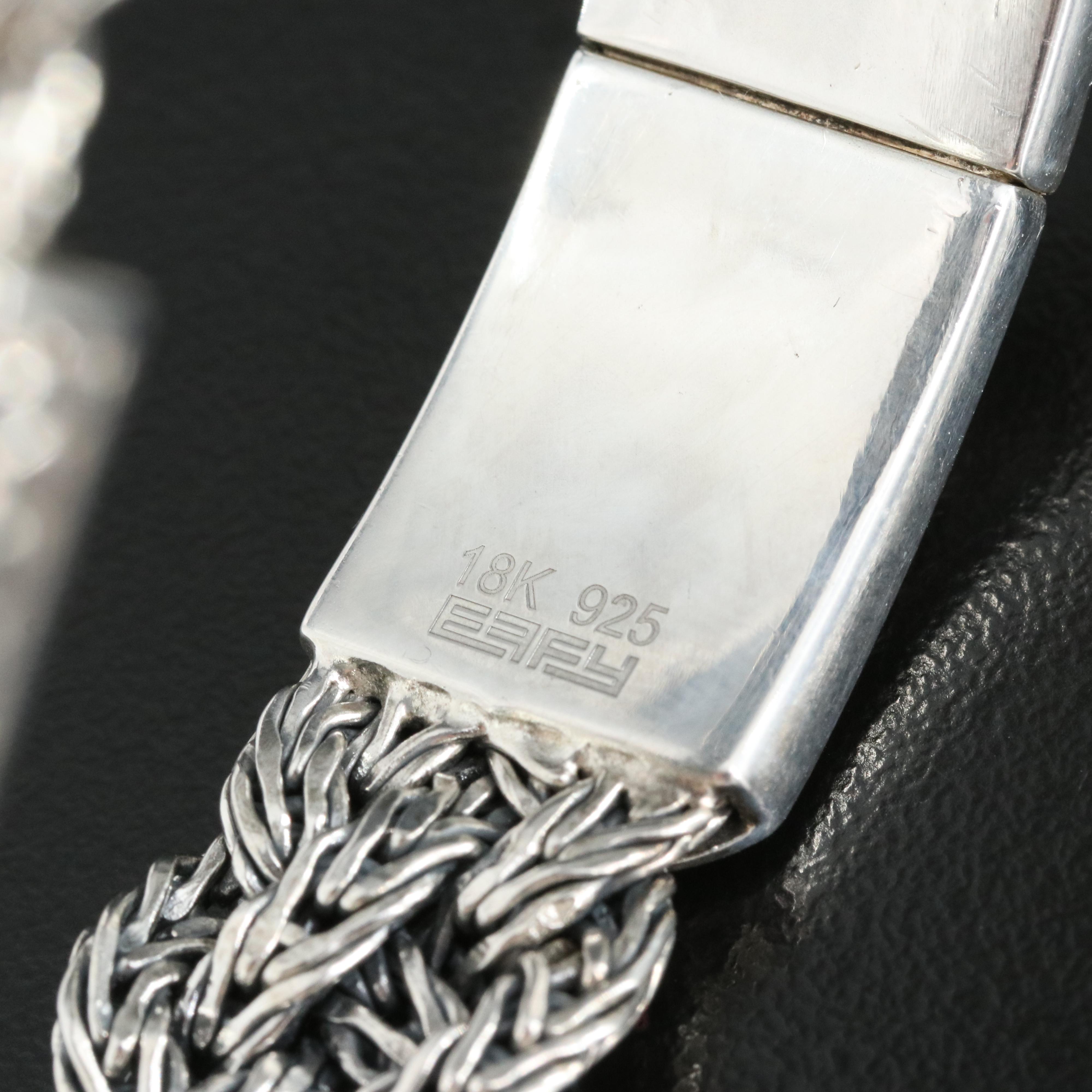 EFFY Sterling Diamond Bracelet with 18K Accents