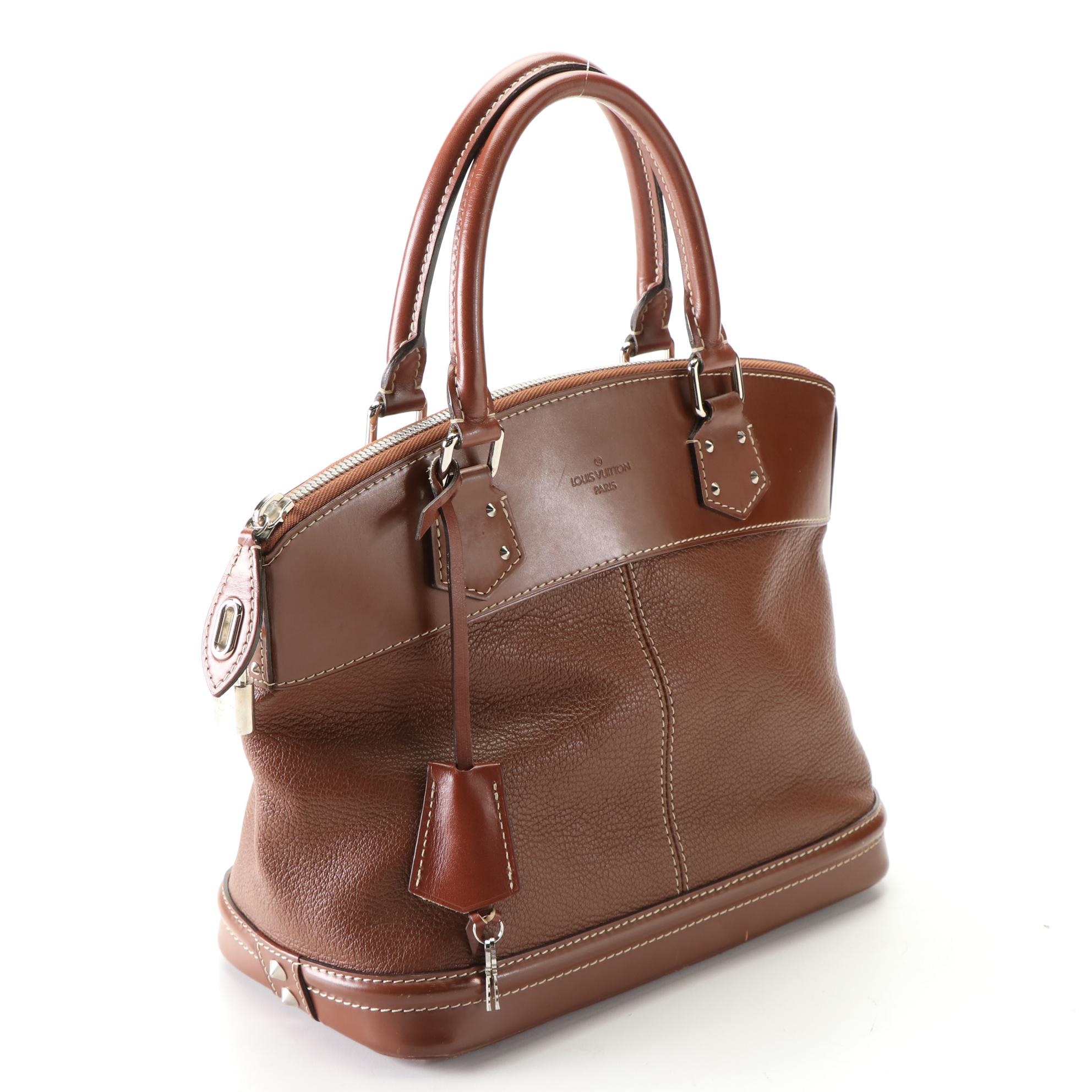 Louis Vuitton Lockit Handbag in Sienne Suhali Leather