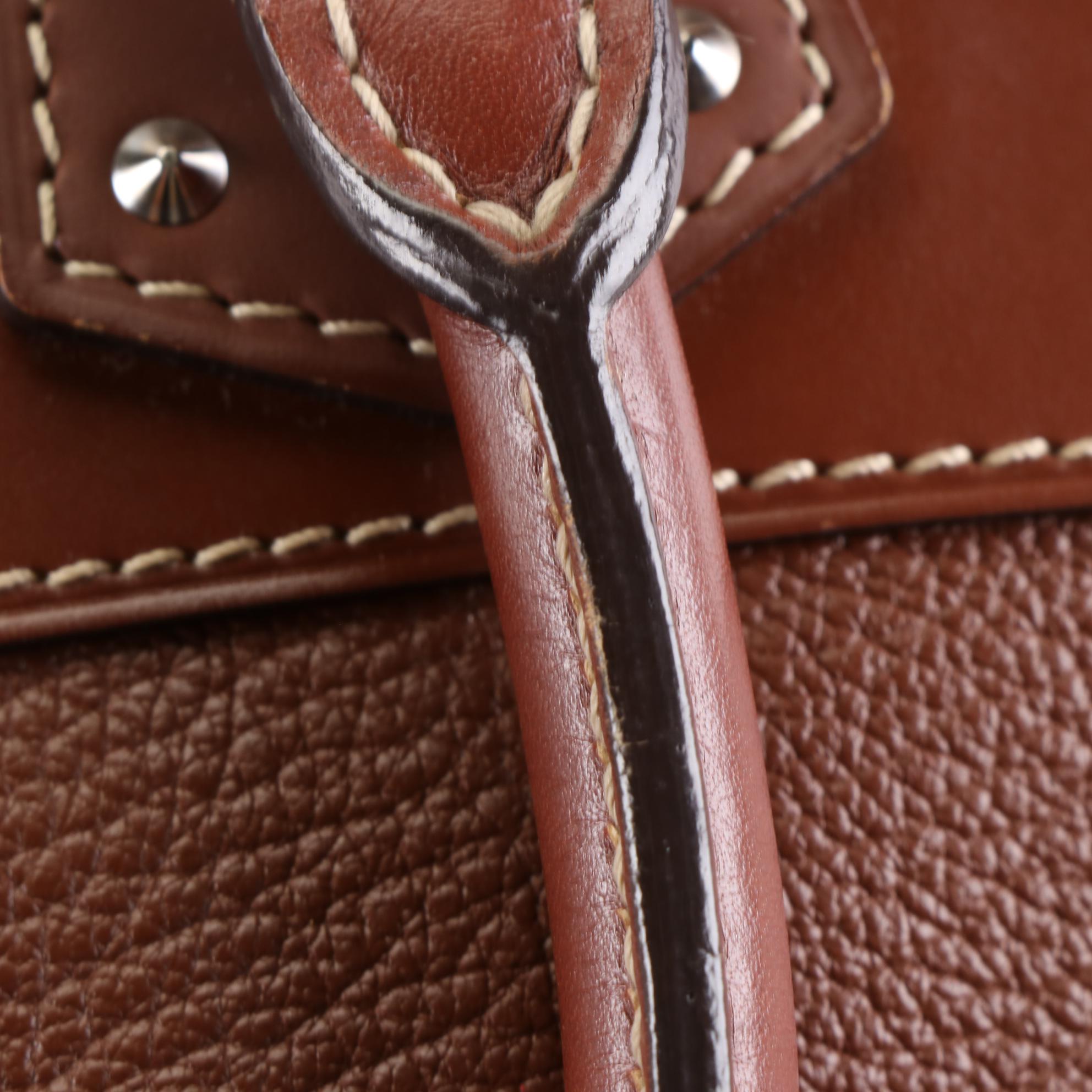 Louis Vuitton Lockit Handbag in Sienne Suhali Leather