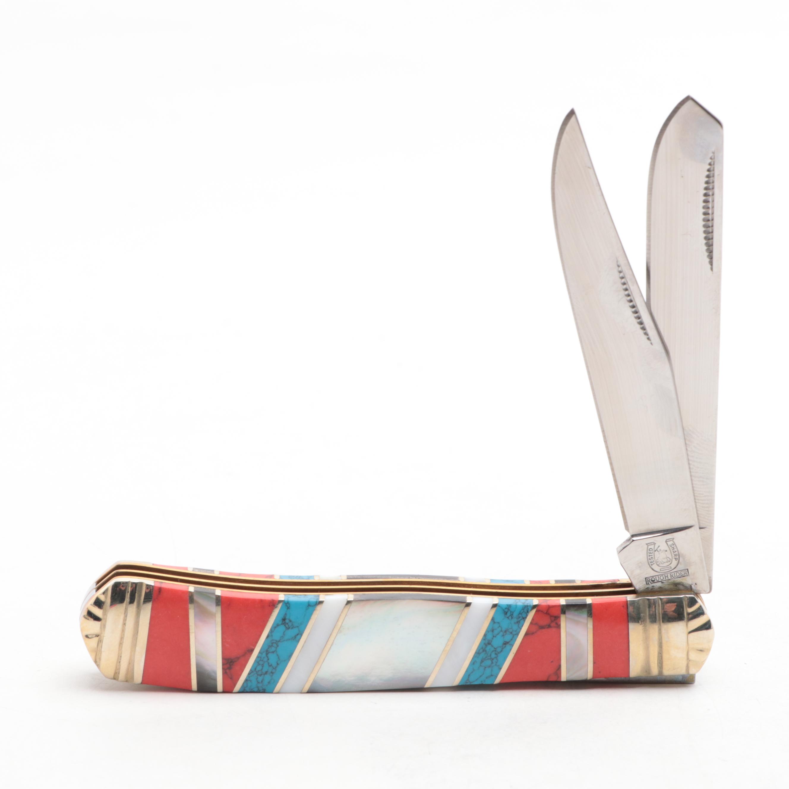 Rough Rider "Stonework" and Other Folding Knives