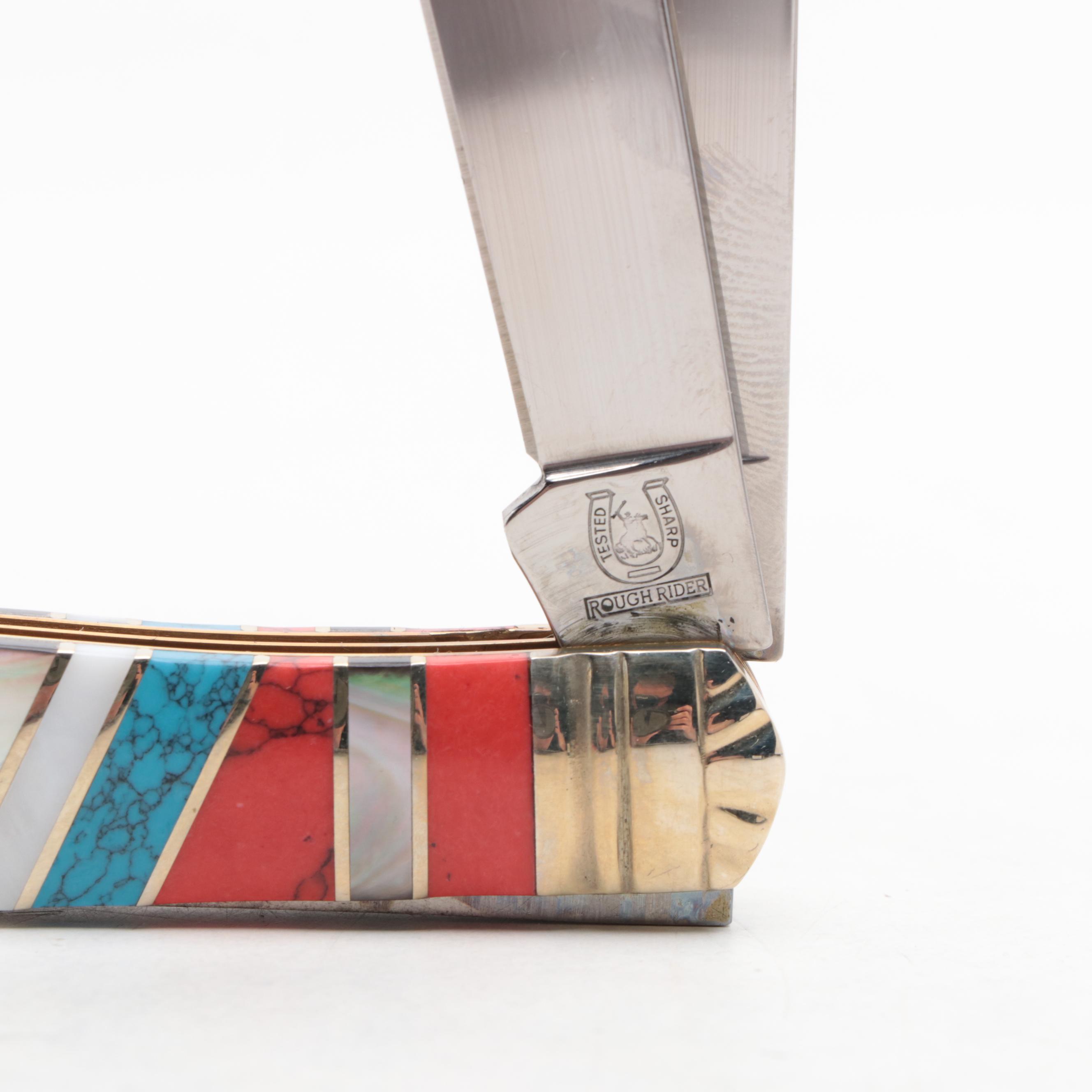 Rough Rider "Stonework" and Other Folding Knives