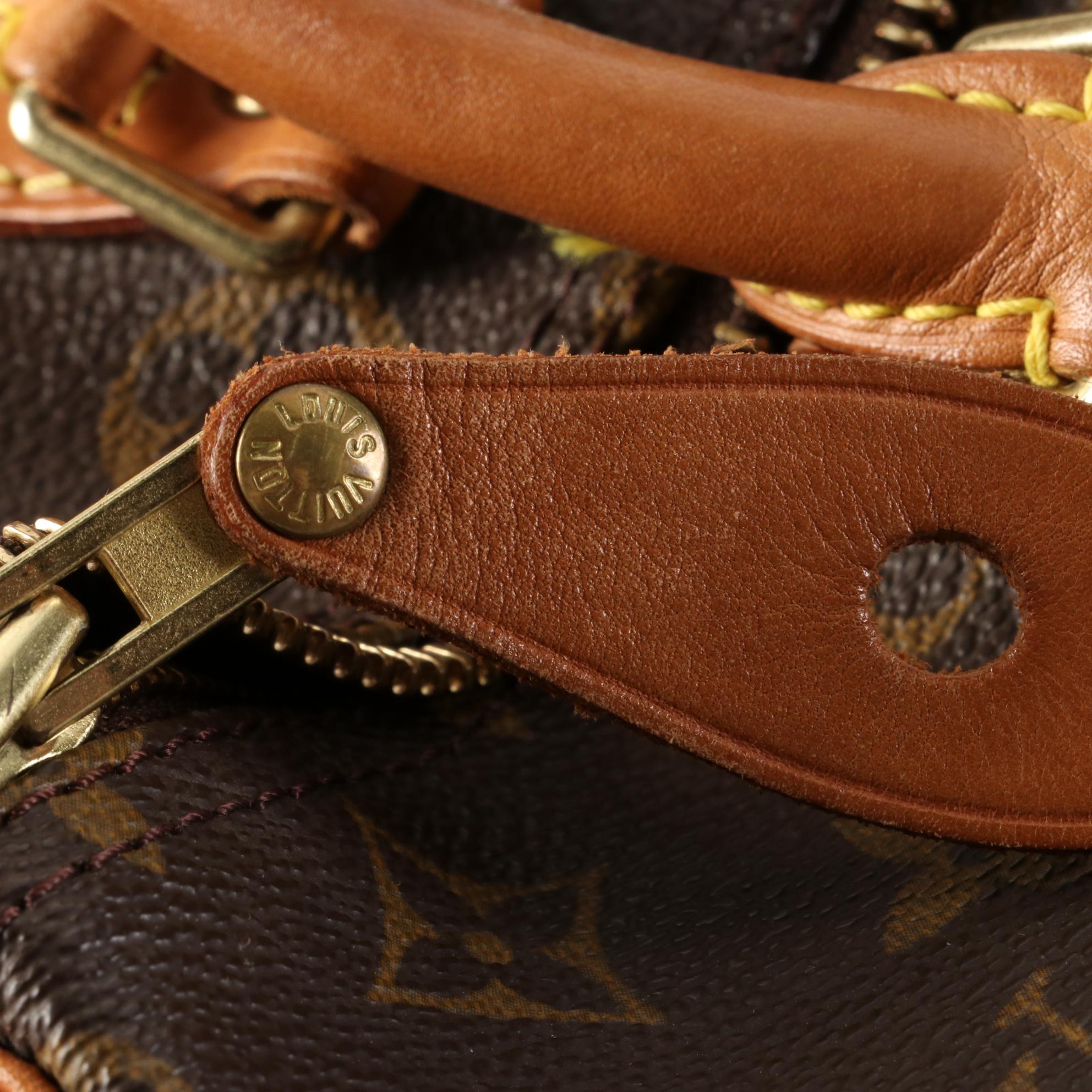 Louis Vuitton Speedy 30 in Monogram Canvas and Vachetta Leather