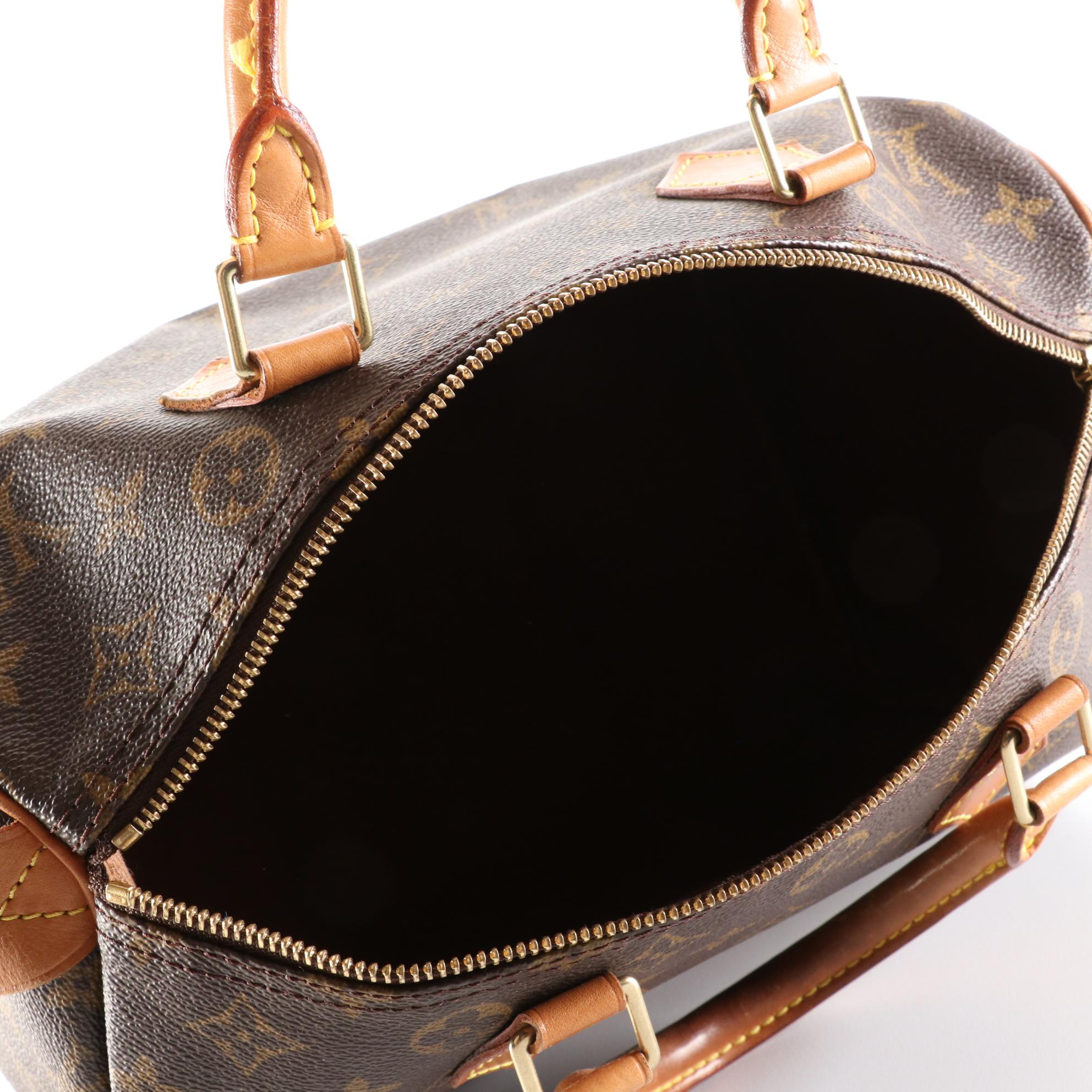 Louis Vuitton Speedy 30 in Monogram Canvas and Vachetta Leather