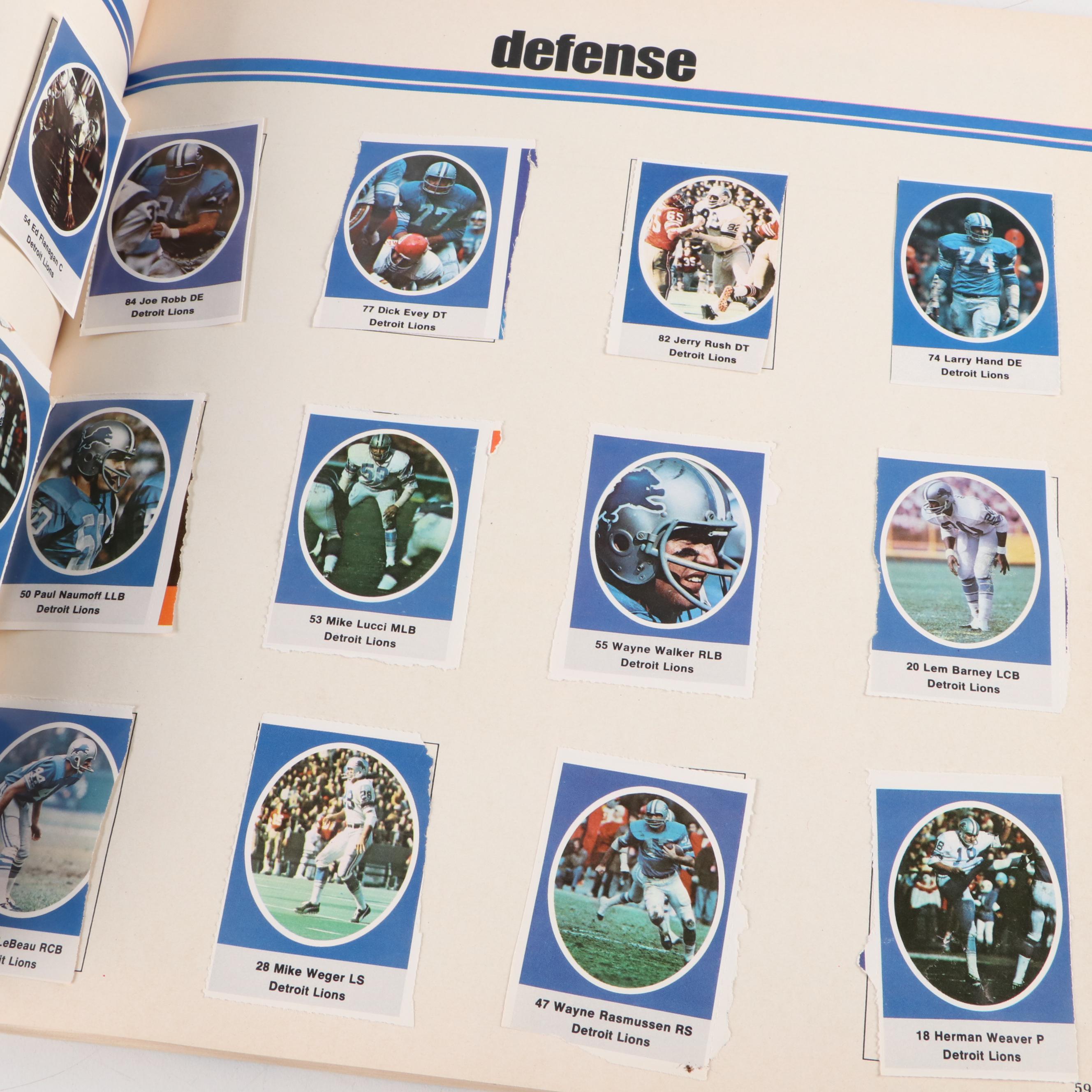 Doak Walker Signed Giclée with Lenny Lyles Signed "NFL Action" Book and More