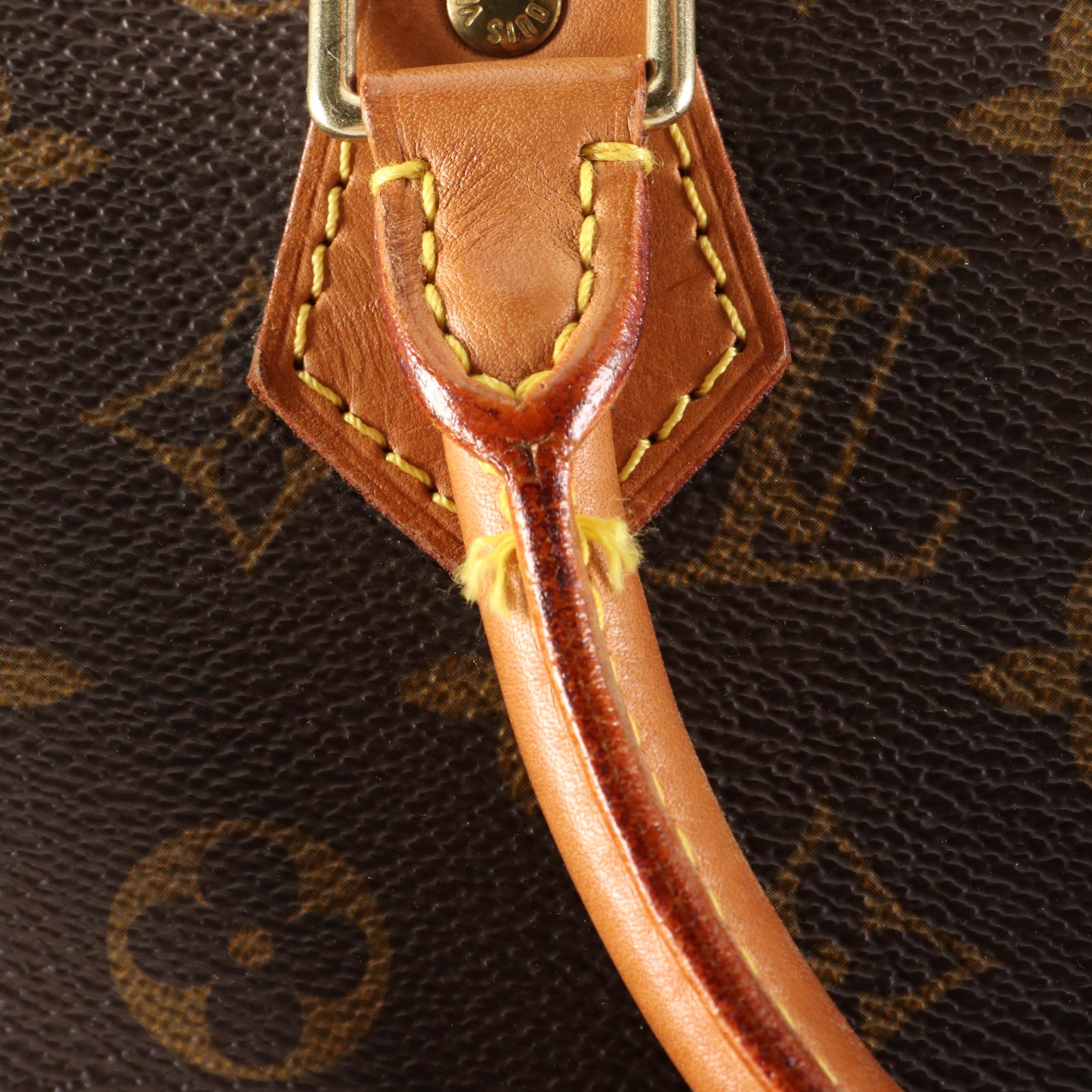 Louis Vuitton Speedy 30 in Monogram Canvas and Vachetta Leather