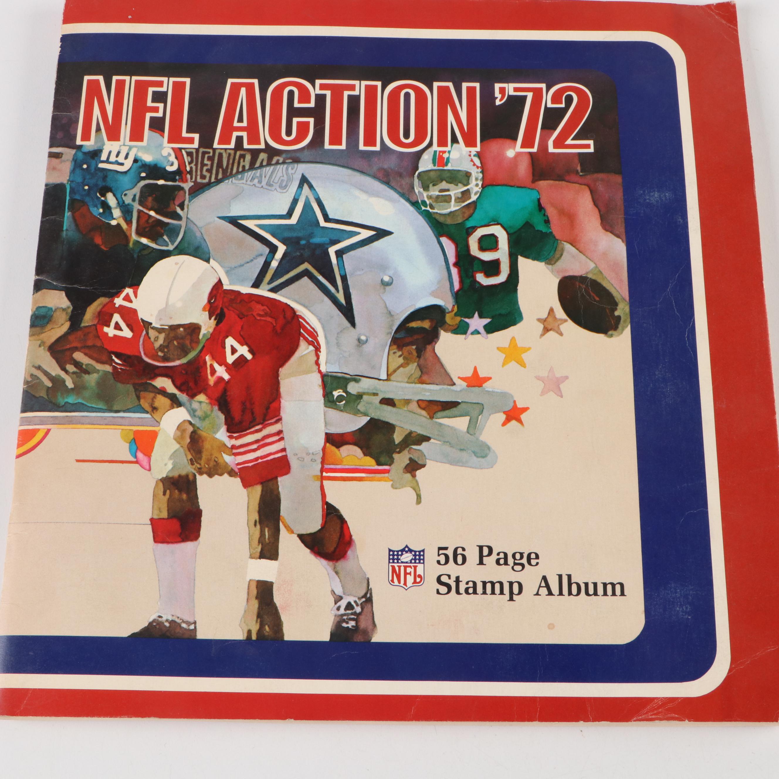 Doak Walker Signed Giclée with Lenny Lyles Signed "NFL Action" Book and More