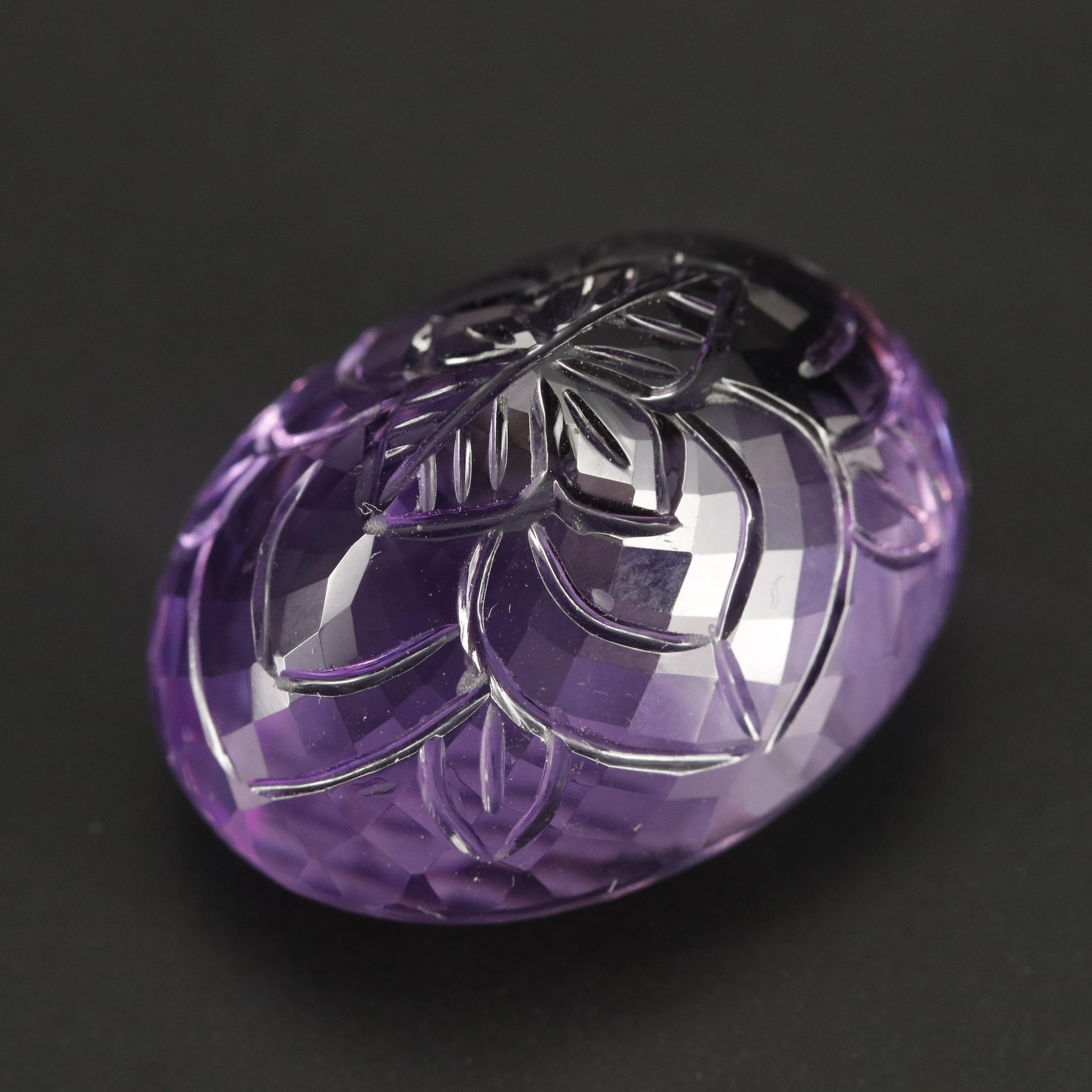 Loose 49.67 CT Amethyst