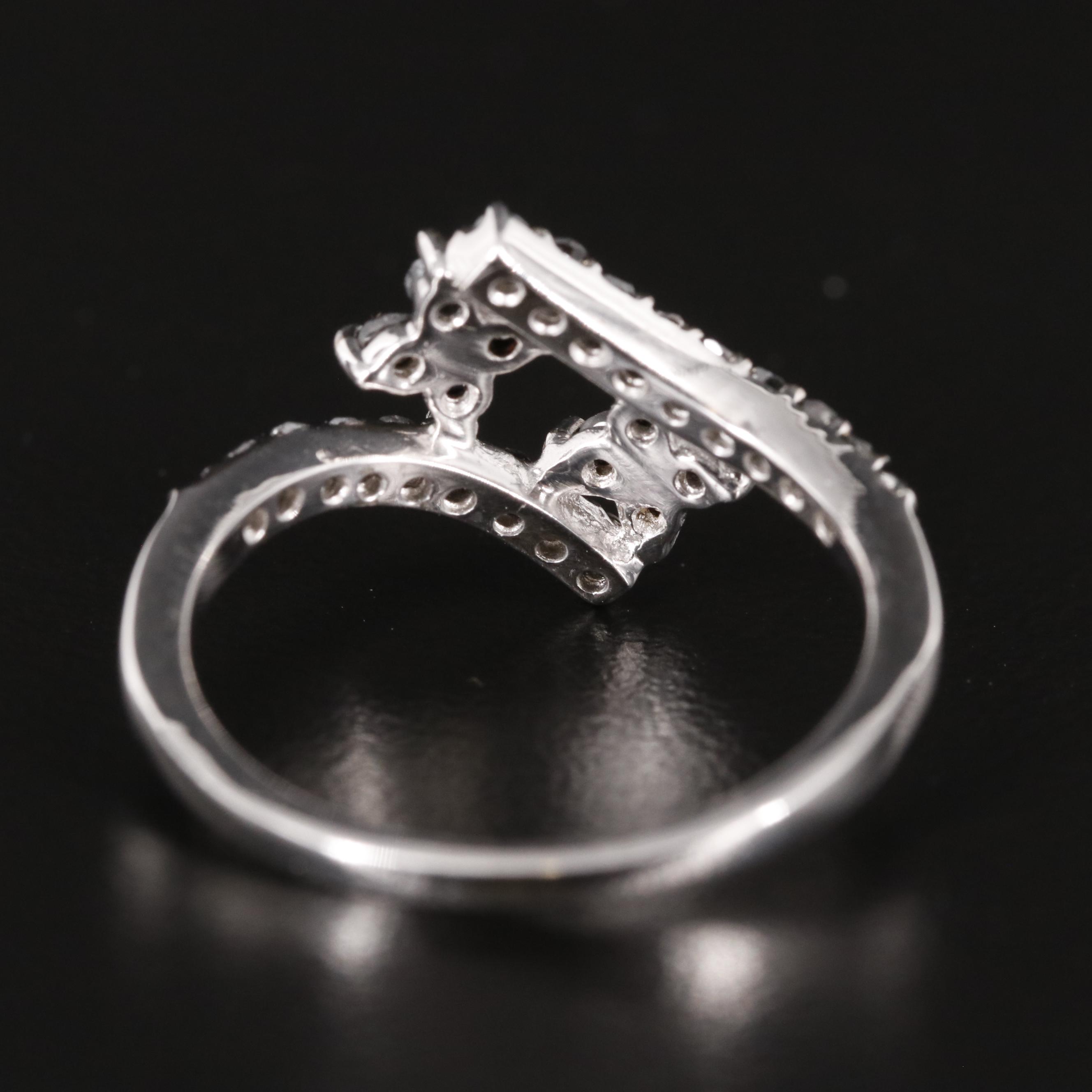 Sterling Diamond Ring