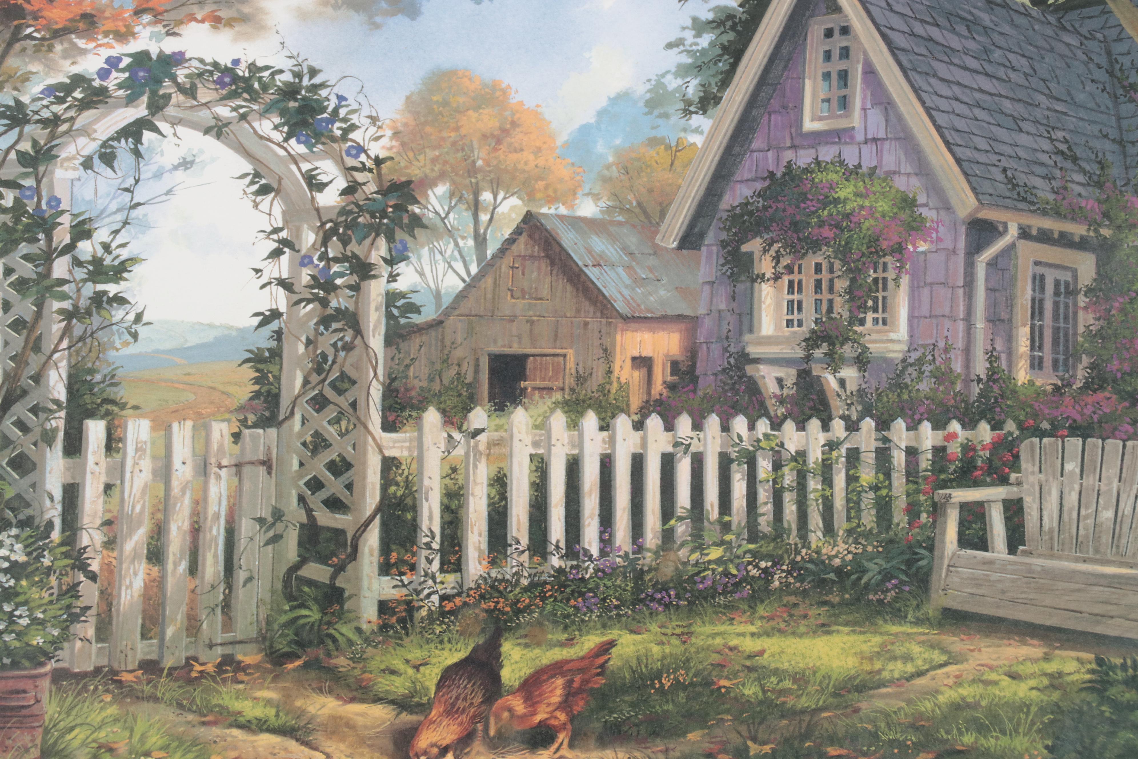 Offset Lithograph After Arthur J. Elsley "A Tempting Bait," and More