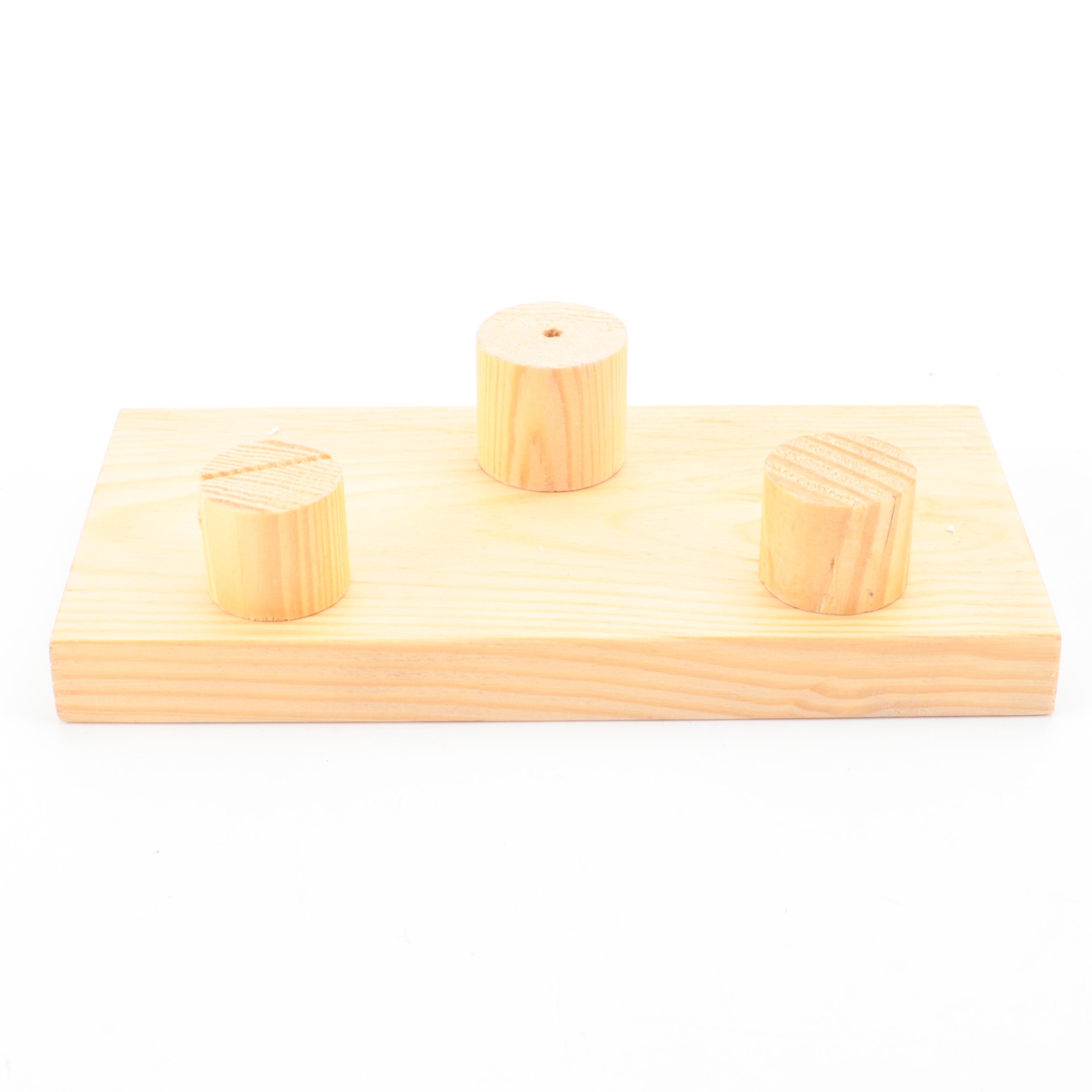 Native American Motif Fixed Blade Knife with Stand