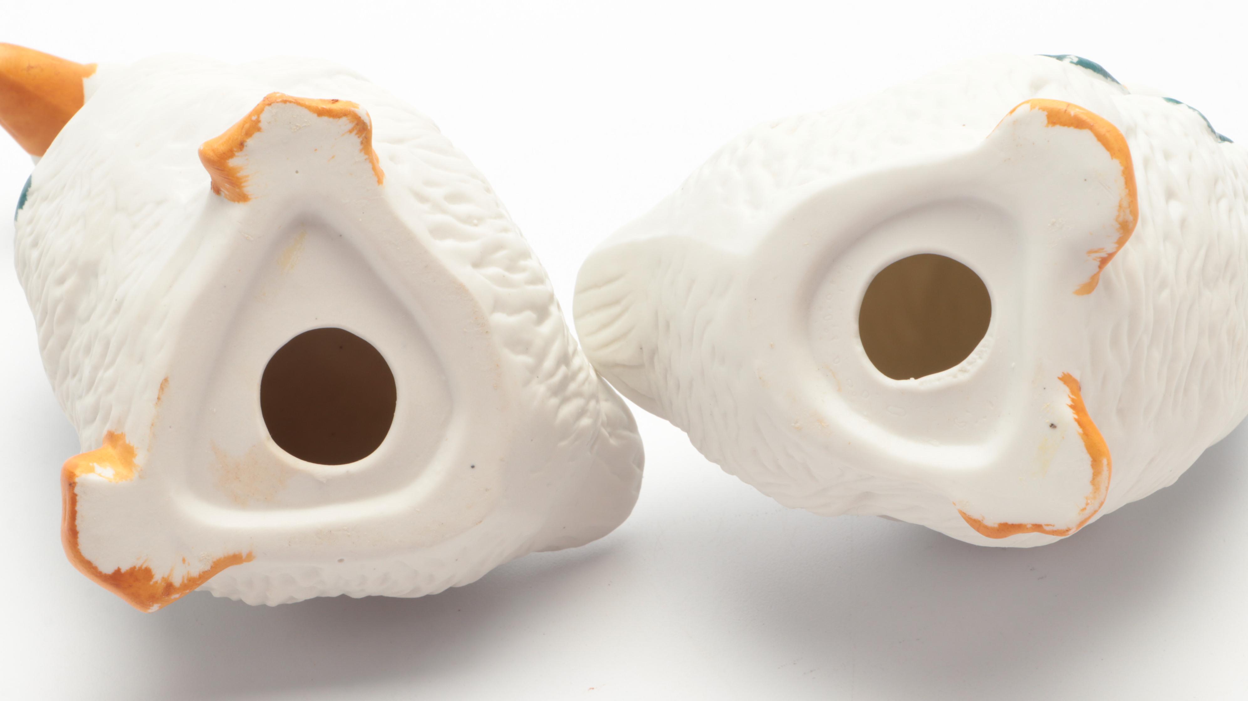 Matte Glaze Ceramic Farm and Wild Animal Figurines