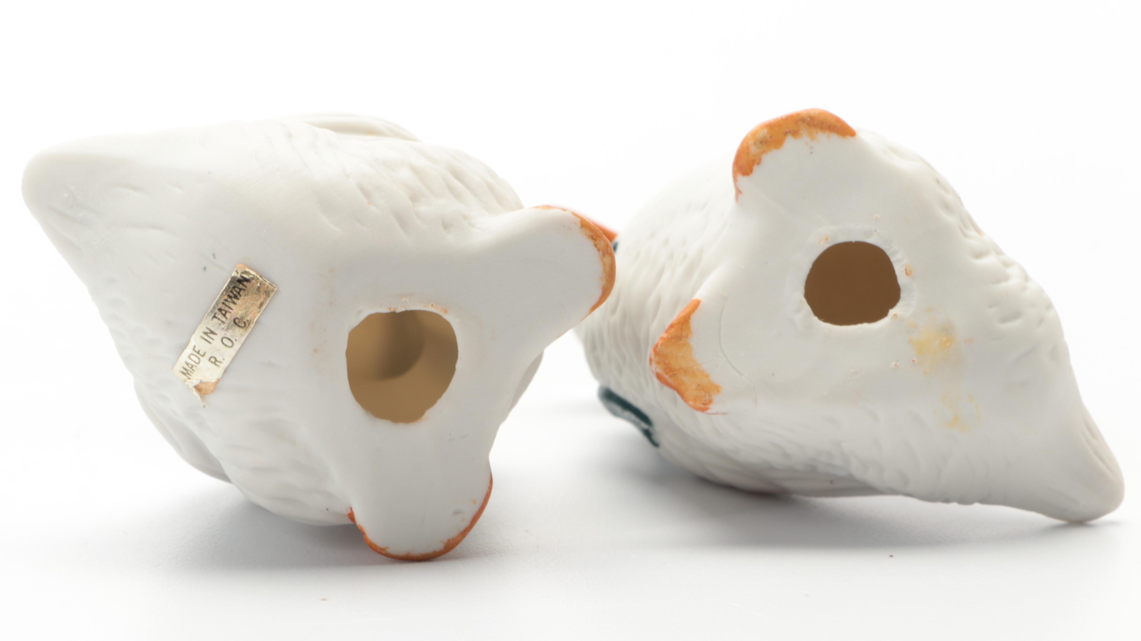 Matte Glaze Ceramic Farm and Wild Animal Figurines