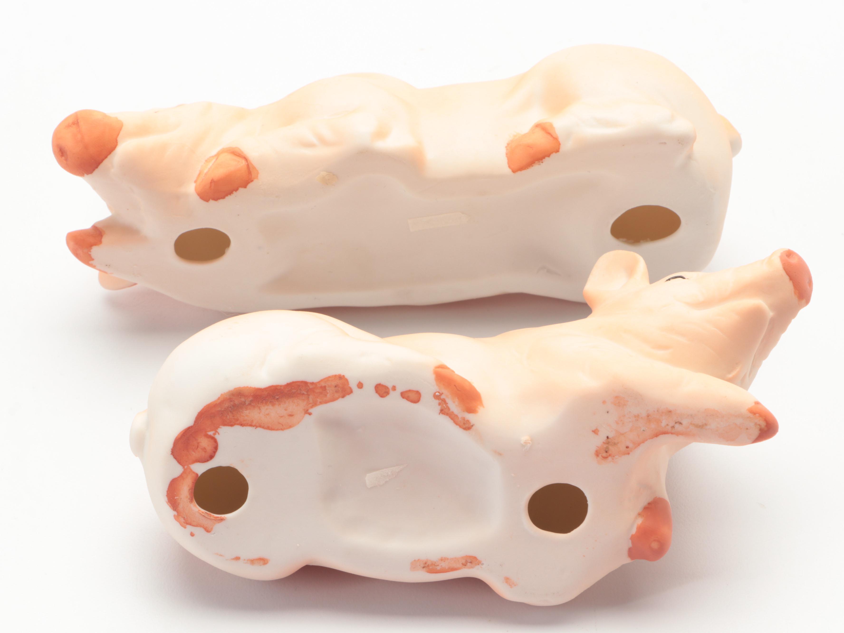 Matte Glaze Ceramic Farm and Wild Animal Figurines