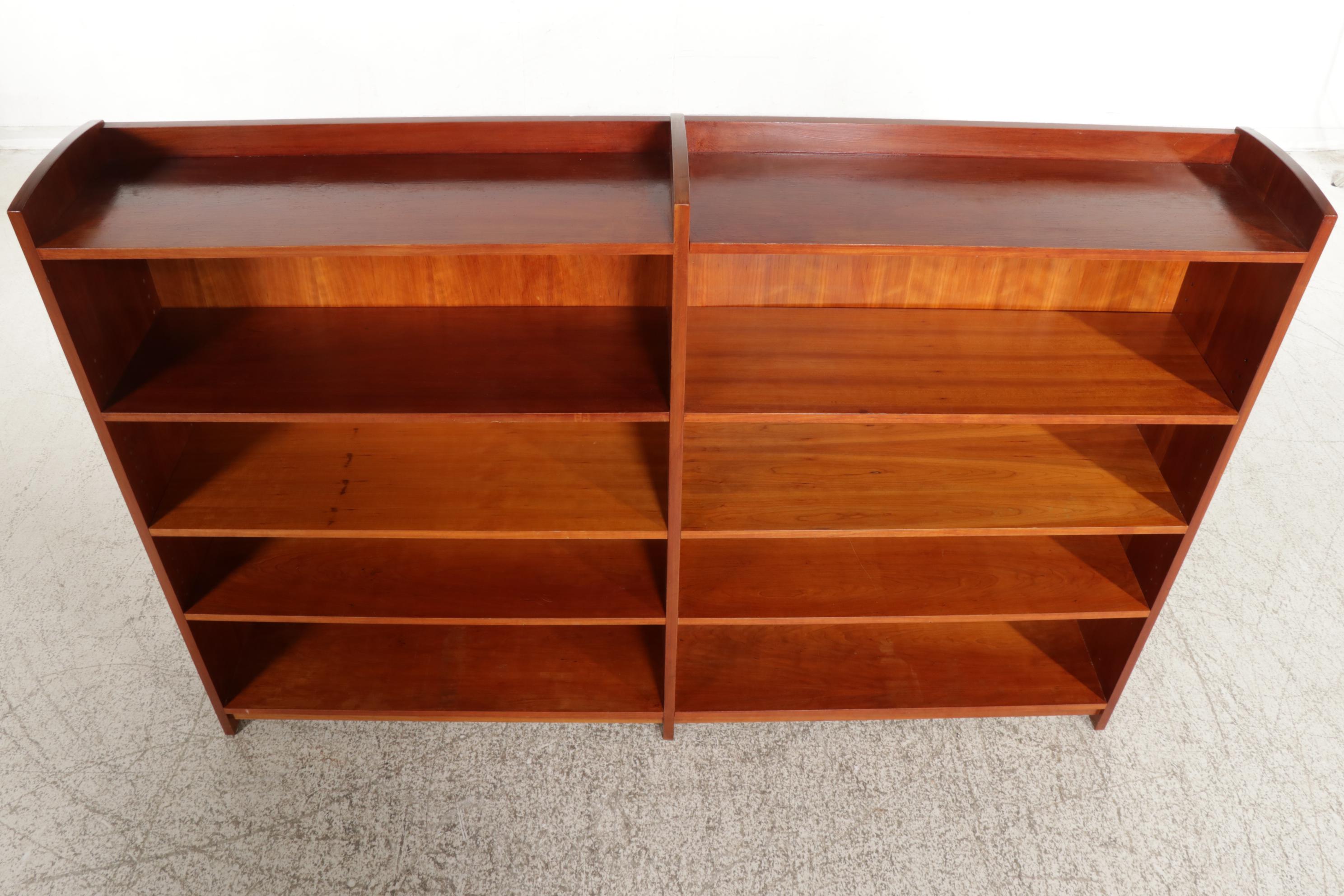 The Handcrafters Bench Made Hardwood Bookcase, 21st Century