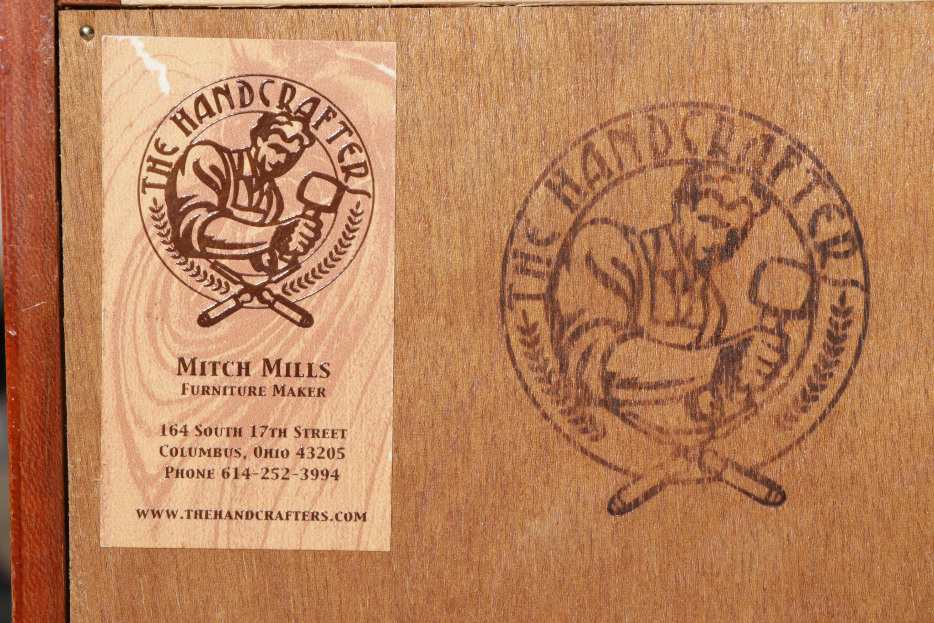 The Handcrafters Bench Made Hardwood Bookcase, 21st Century