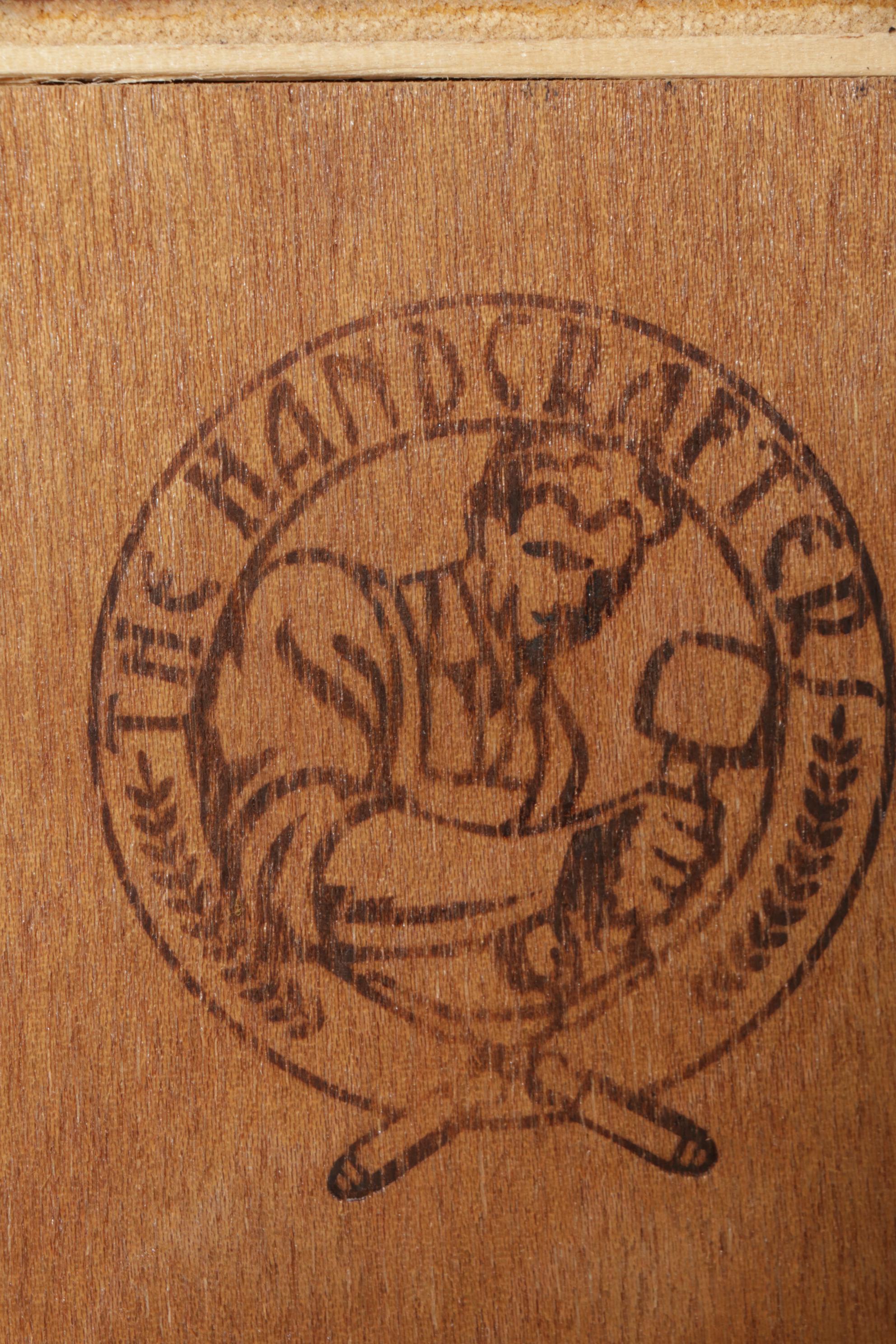 The Handcrafters Bench Made Hardwood Bookcase, 21st Century