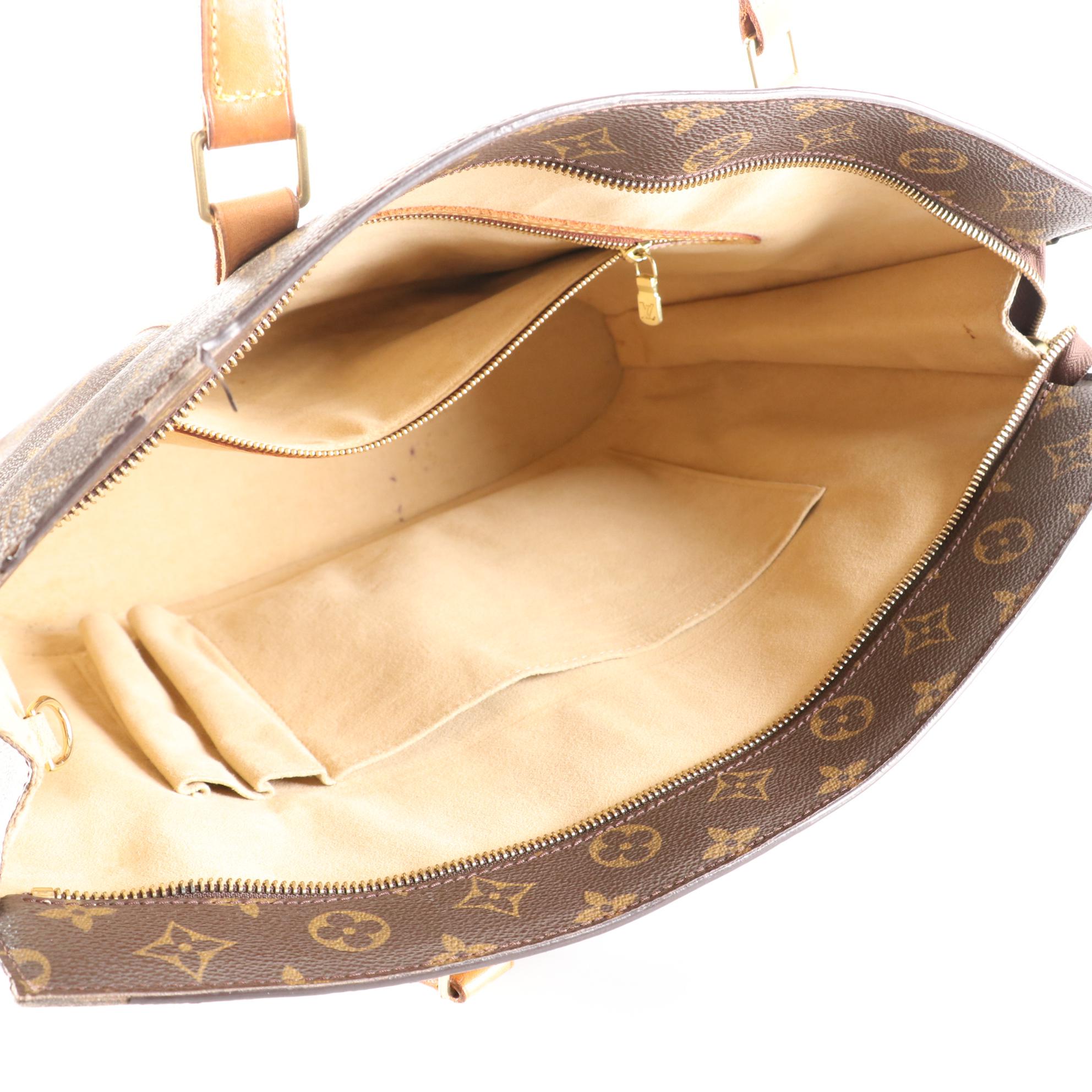 Louis Vuitton Babylone Tote in Monogram Canvas and Vachetta Leather