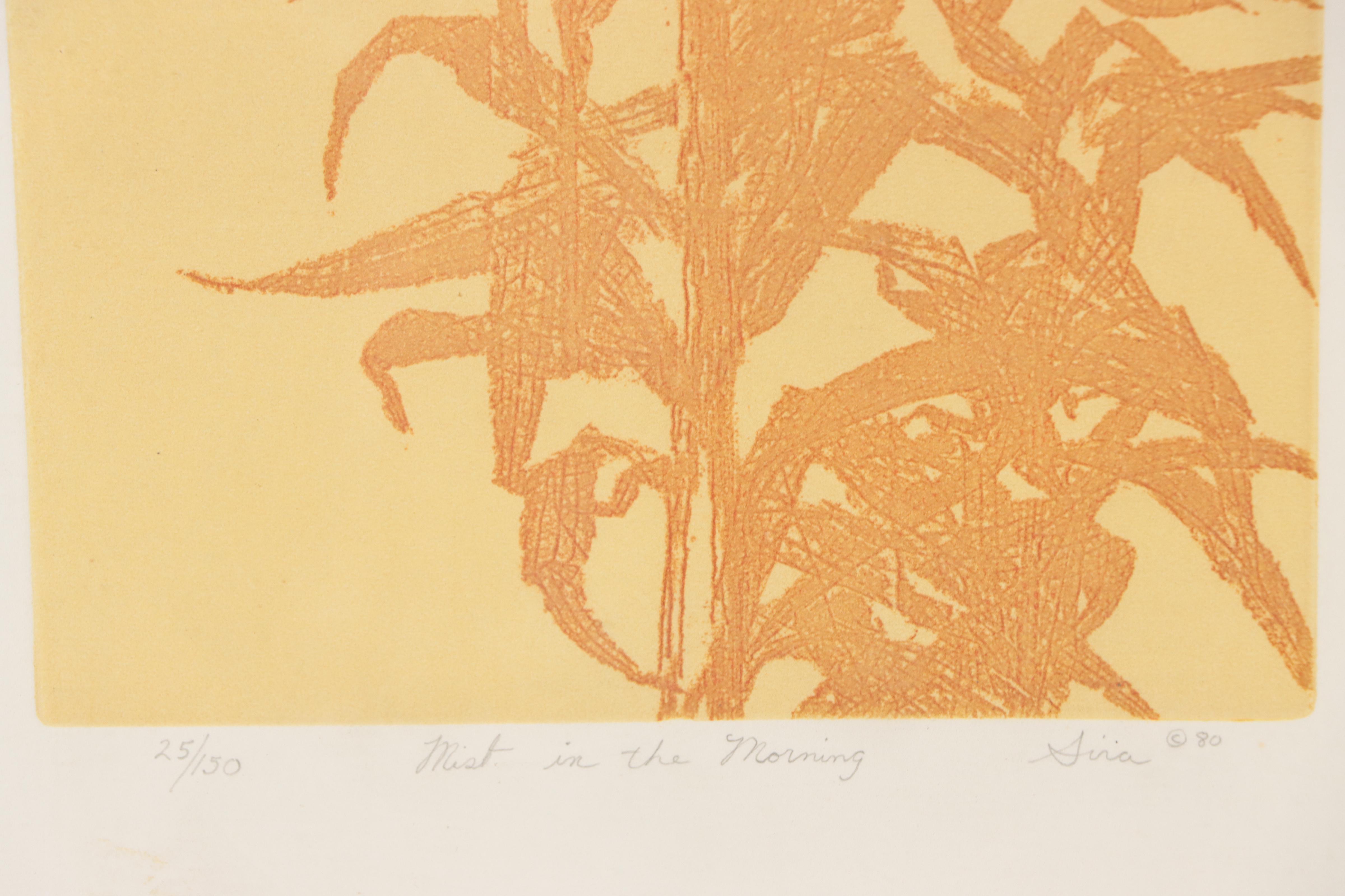 Soft Ground Etchings Including "Mist In The Morning," 1980